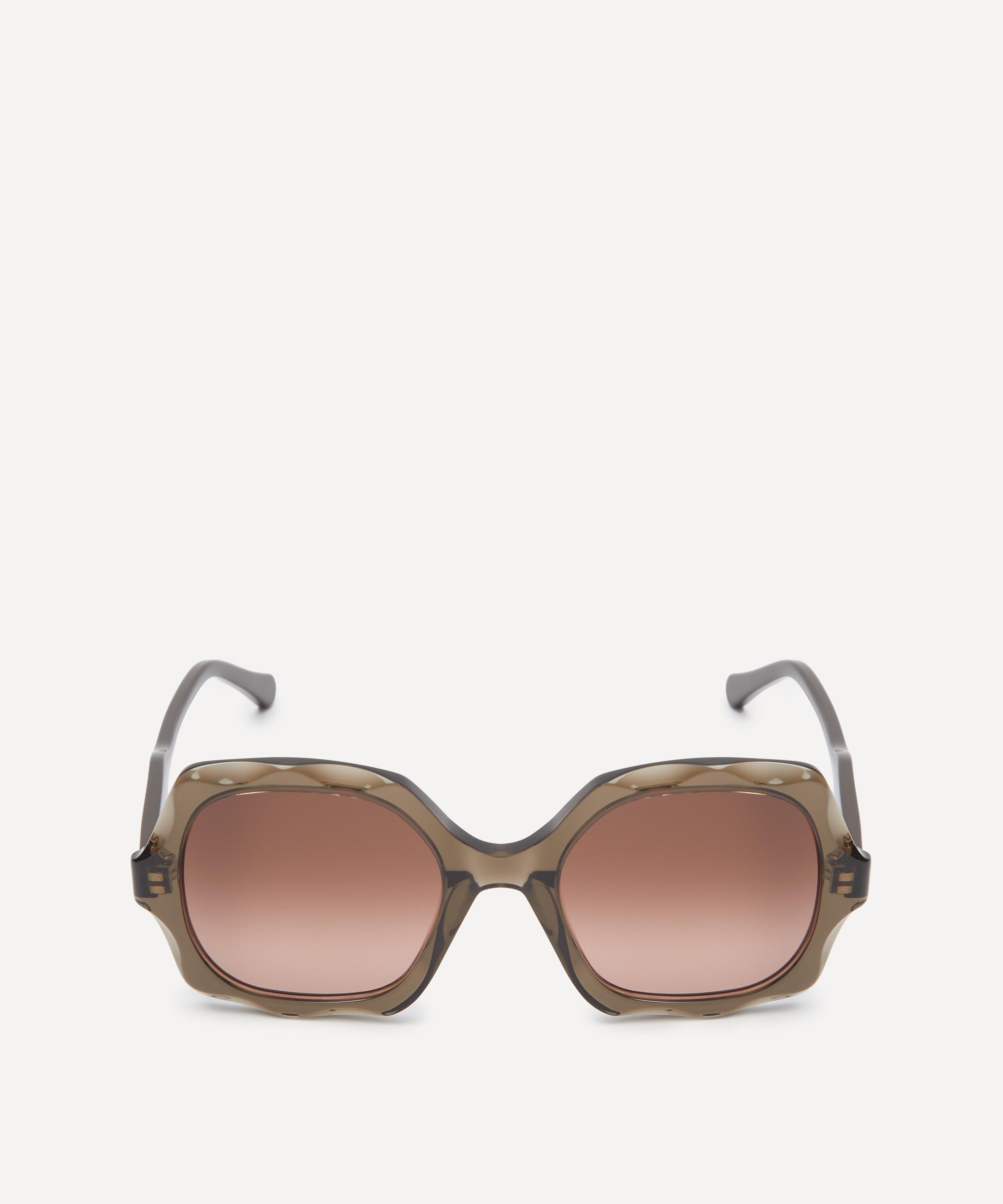 Chloé - Brown Square Sunglasses image number 0