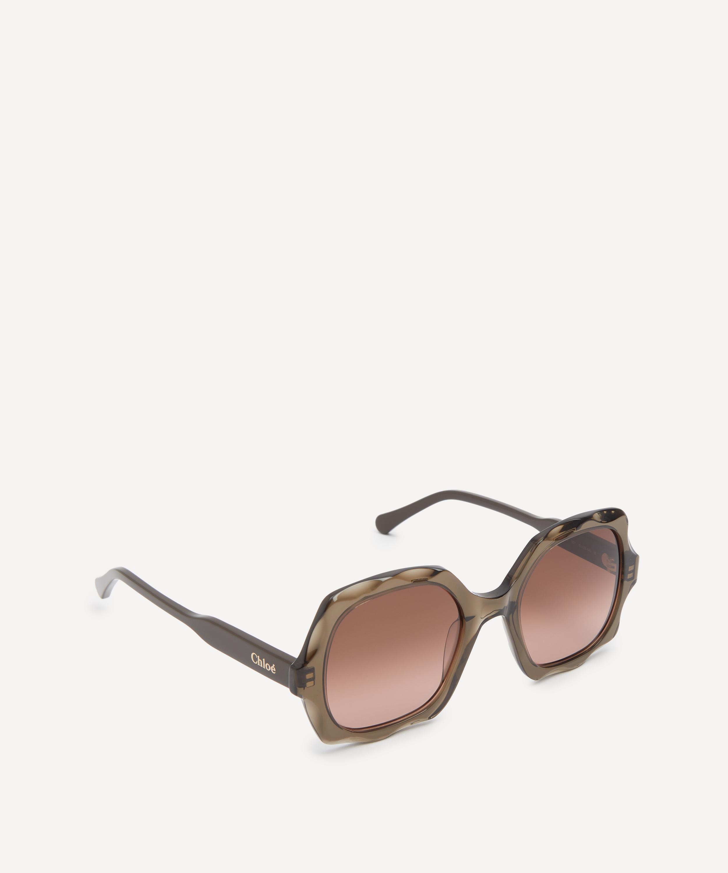 Chloé - Brown Square Sunglasses image number 1