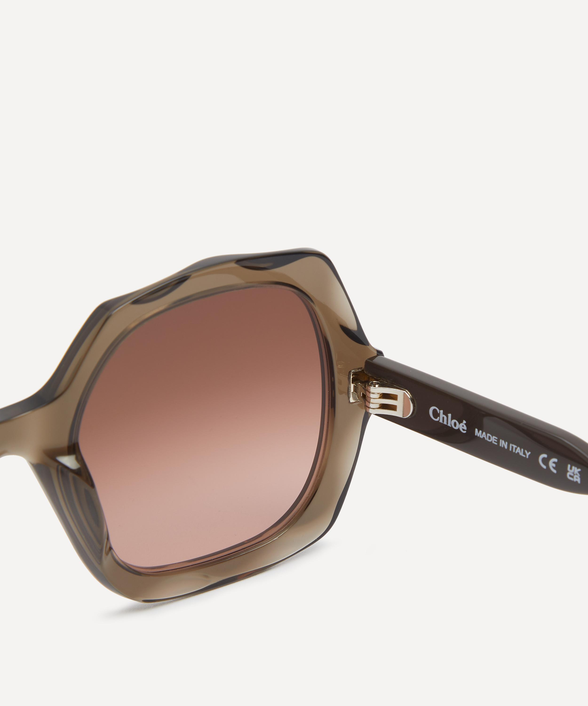 Chloé - Brown Square Sunglasses image number 2