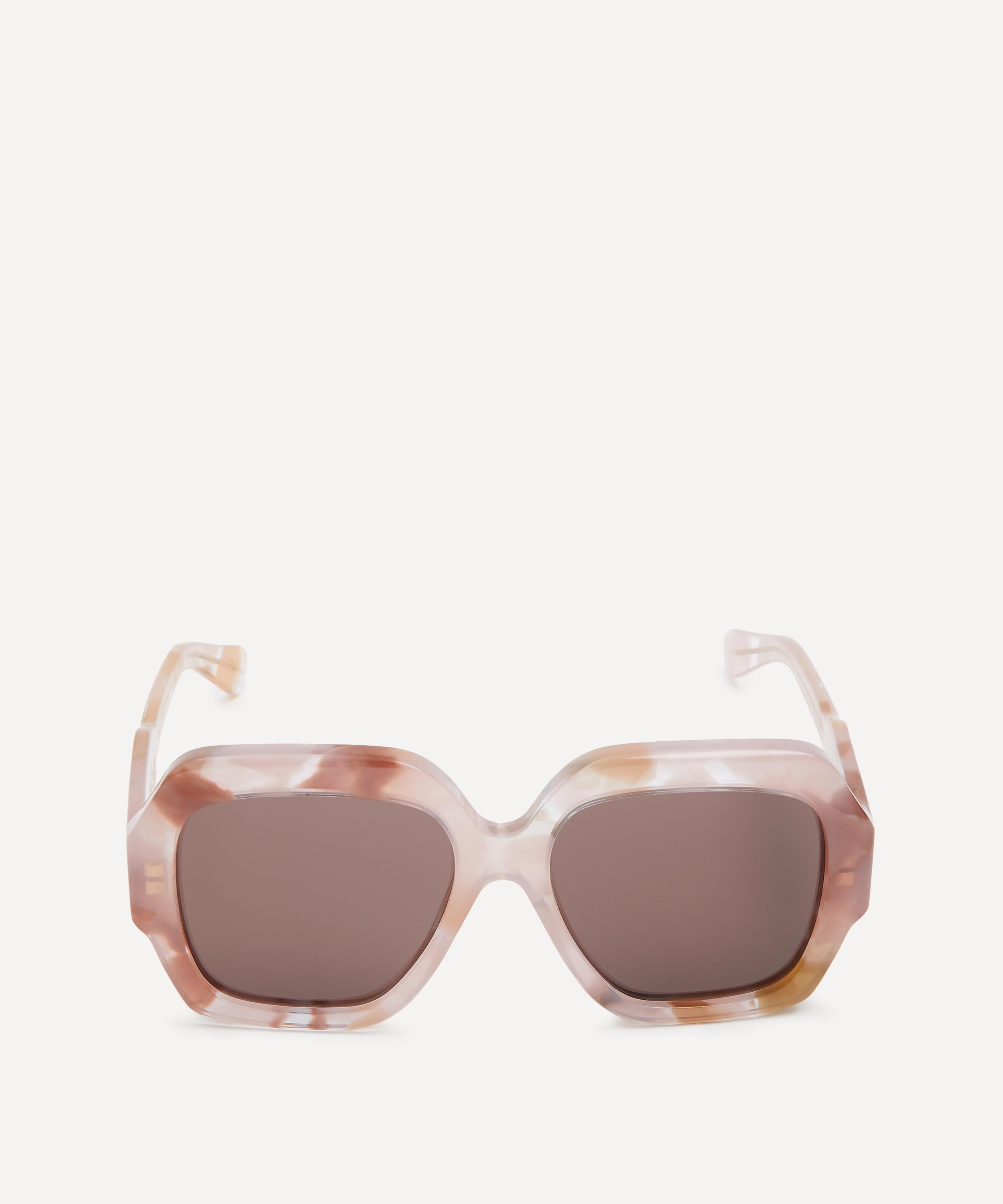 Chloé - Pink Rectangular Sunglasses image number 0