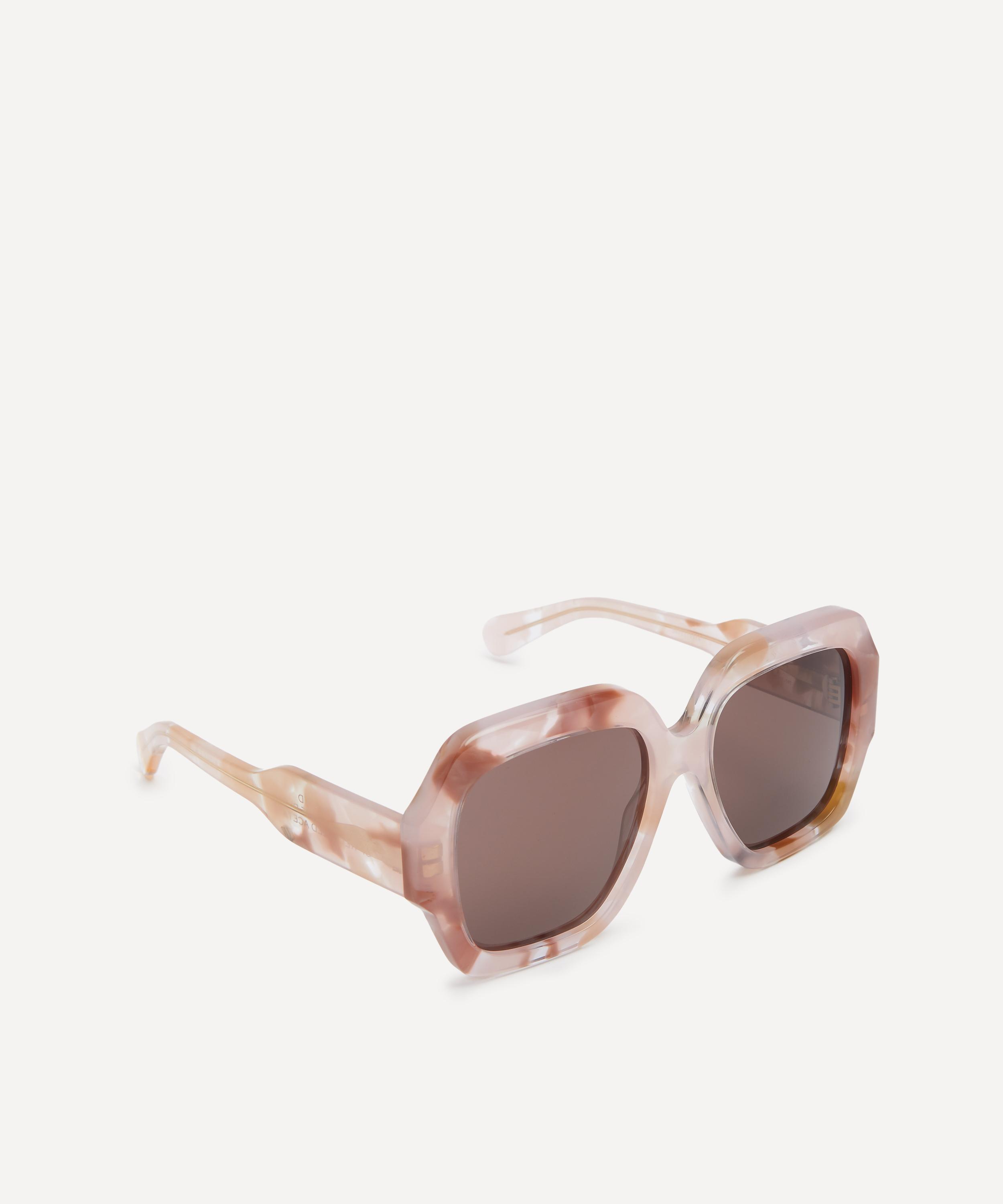 Chloé - Pink Rectangular Sunglasses image number 1