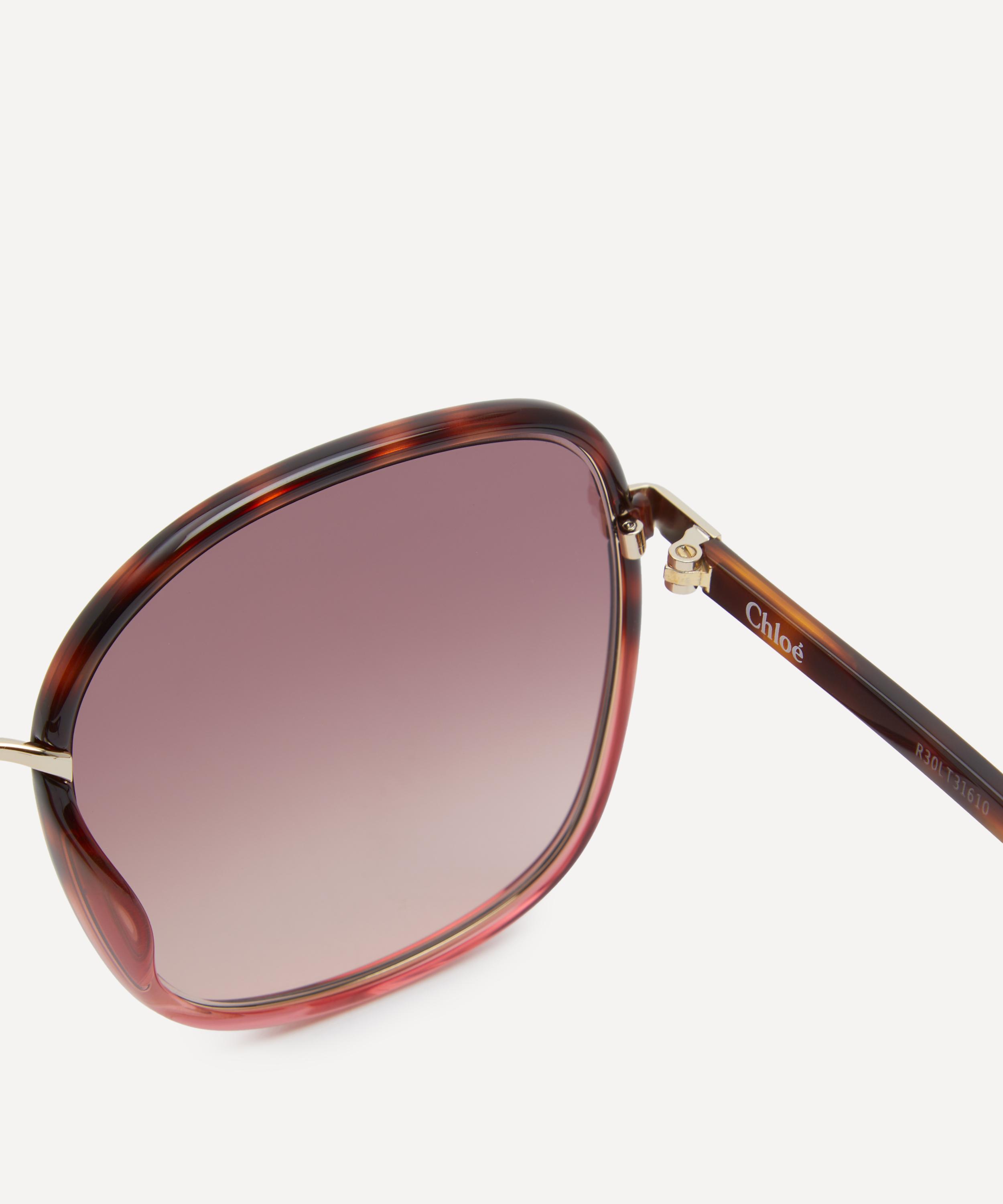 Chloé - Combination Square Sunglasses image number 2