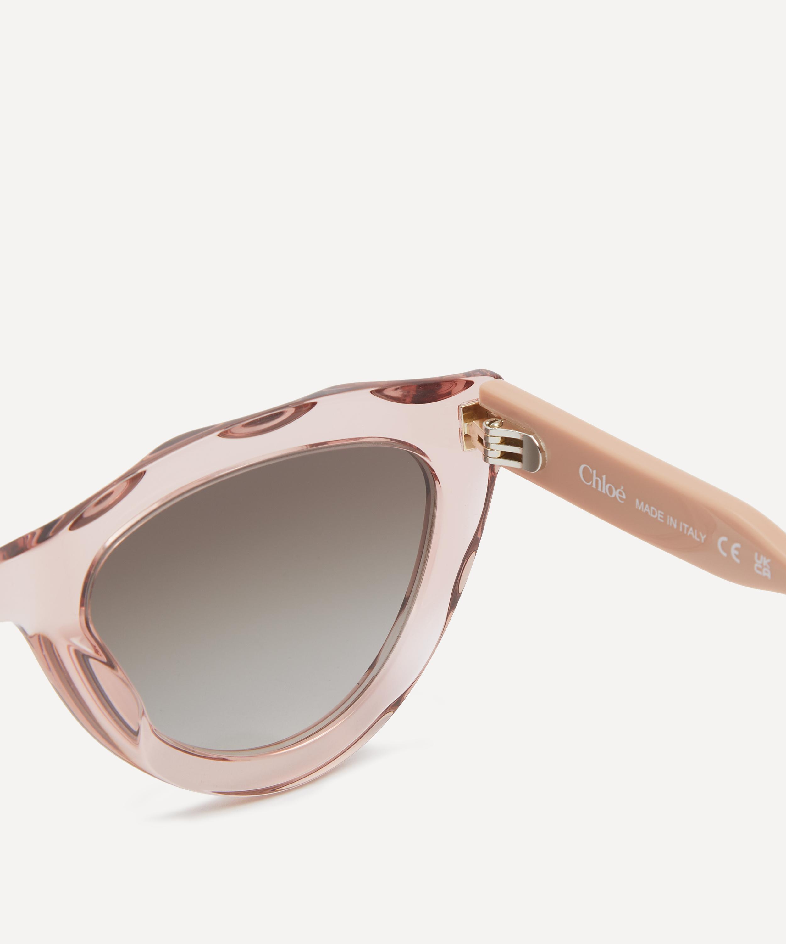 Chloé - Pink Cat-Eye Sunglasses image number 2