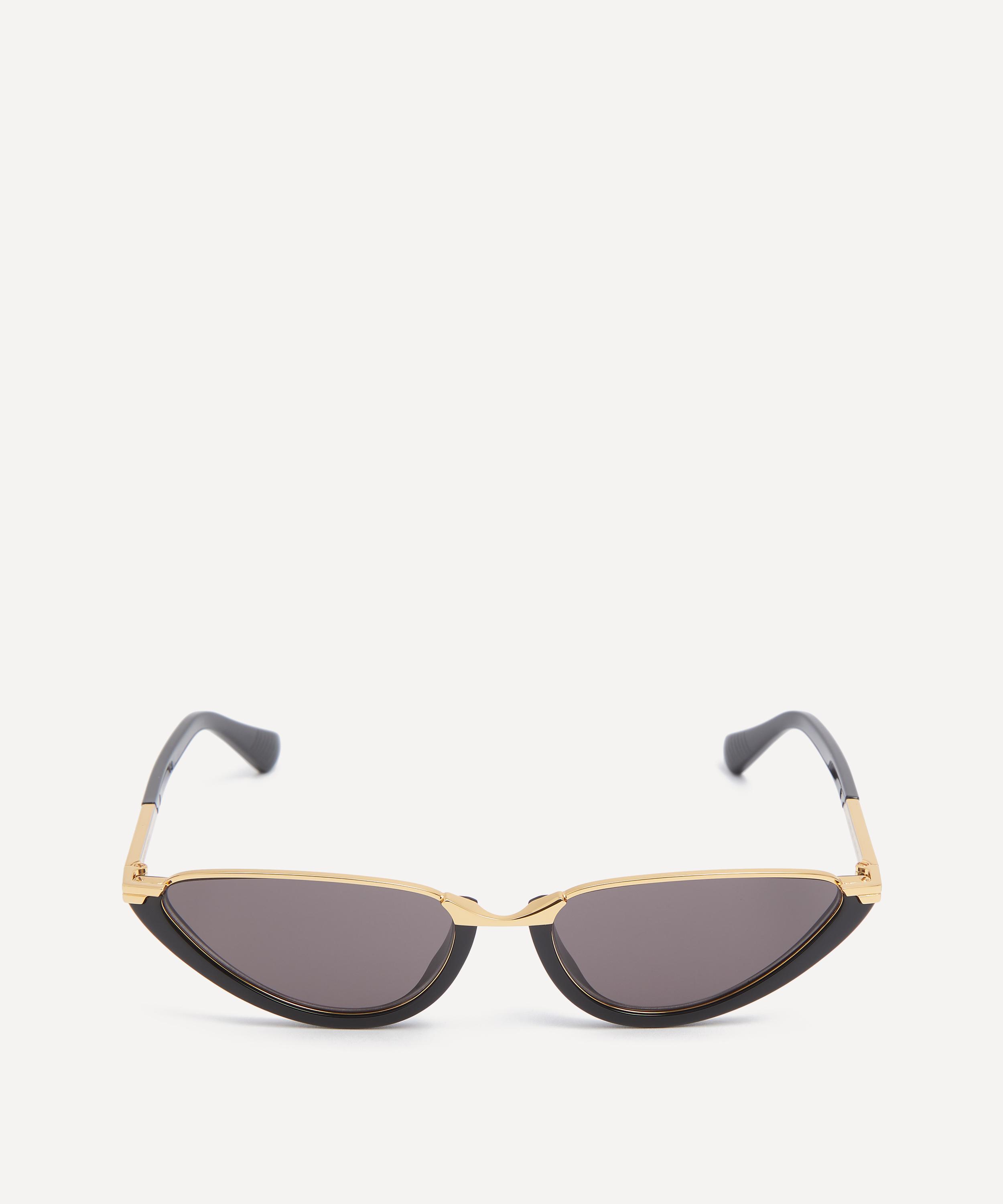 Bottega Veneta - Cat-Eye Combination Sunglasses