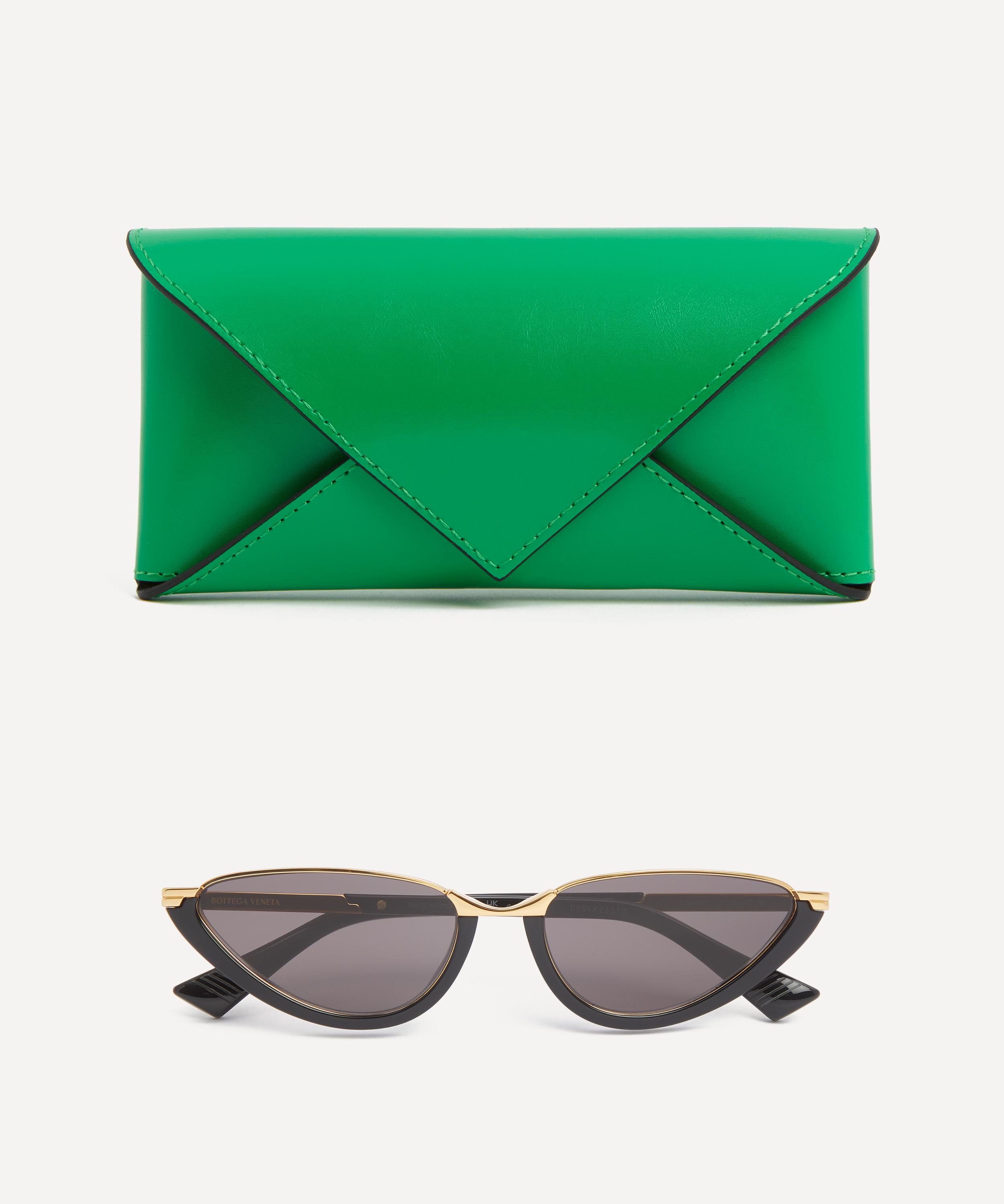 Bottega Veneta - Cat-Eye Combination Sunglasses image number 3