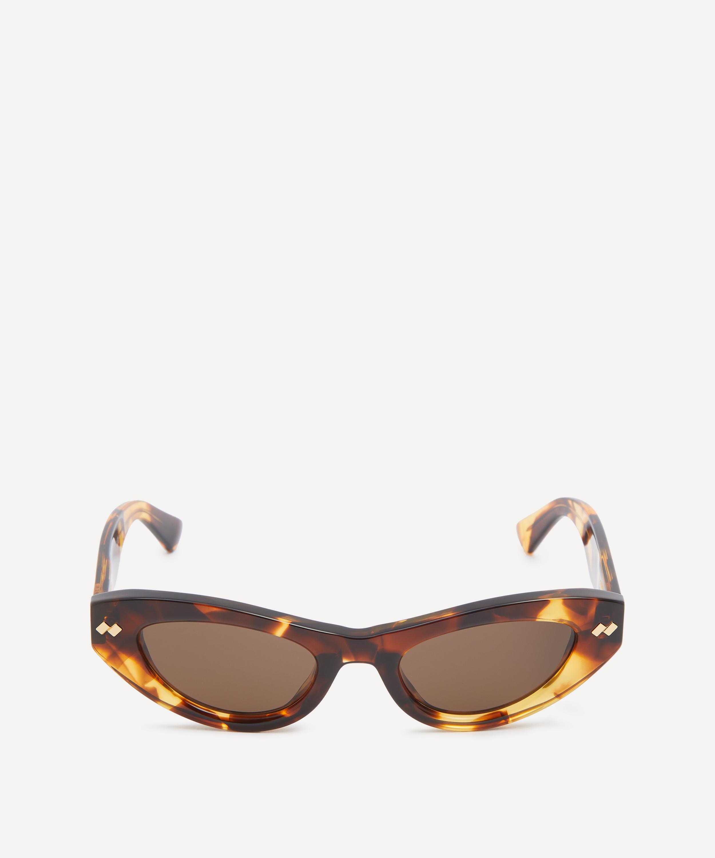 Bottega Veneta - Havana Cat-Eye Sunglasses