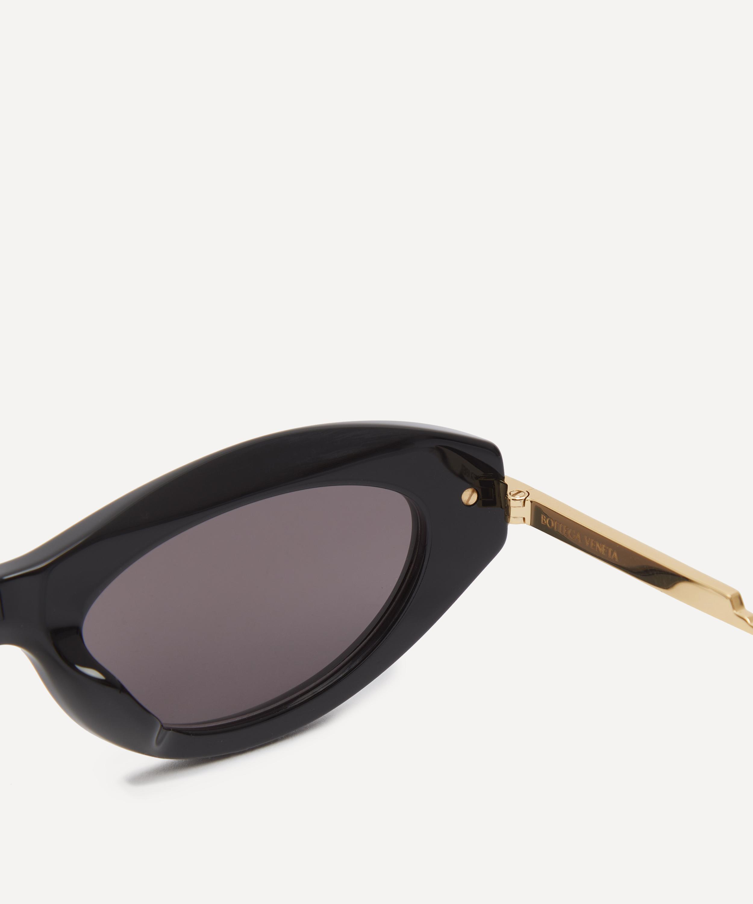 Bottega Veneta - Cat-Eye Metal Sunglasses image number 2