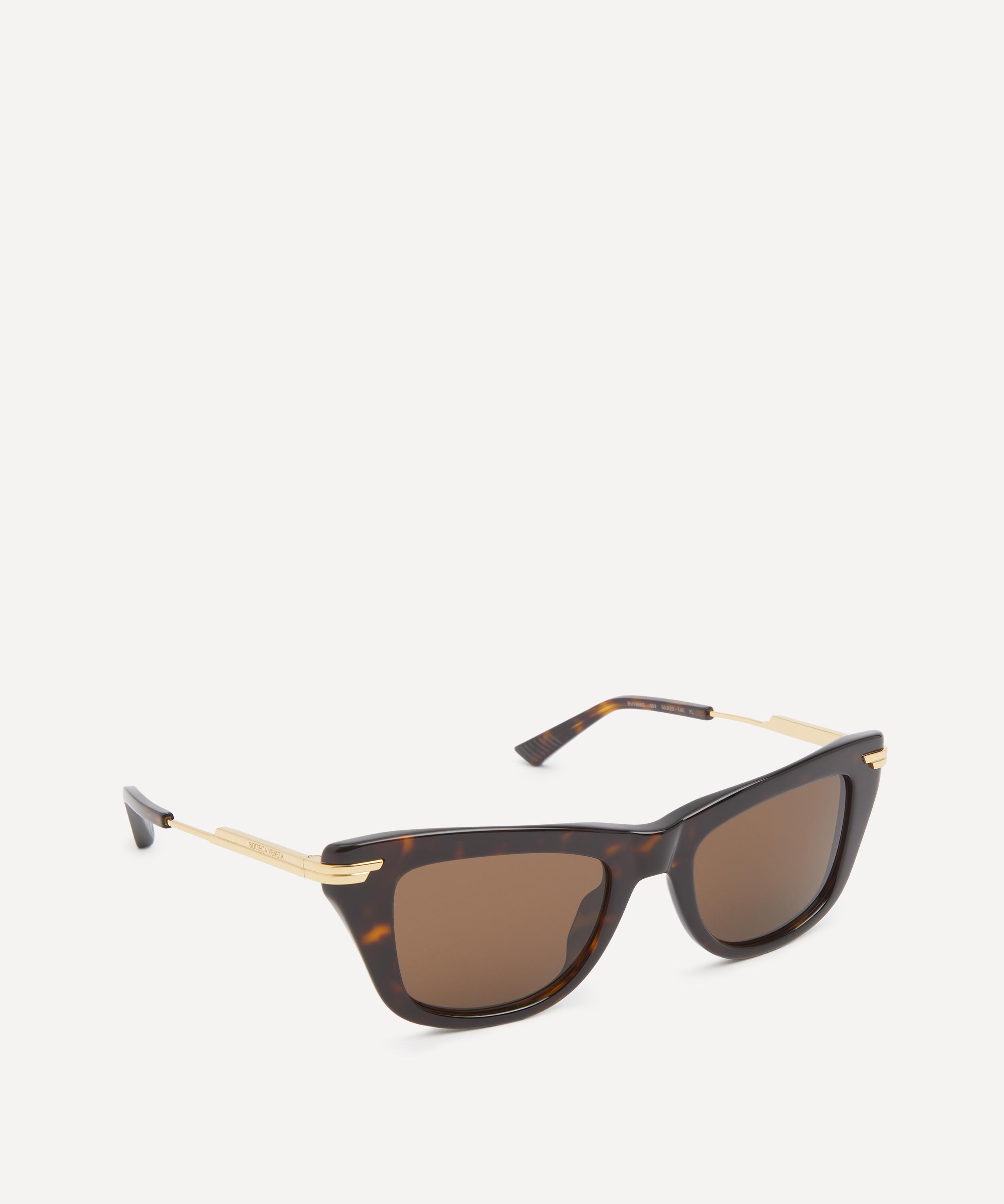 Bottega Veneta - Havana Cat-Eye Sunglasses image number 1