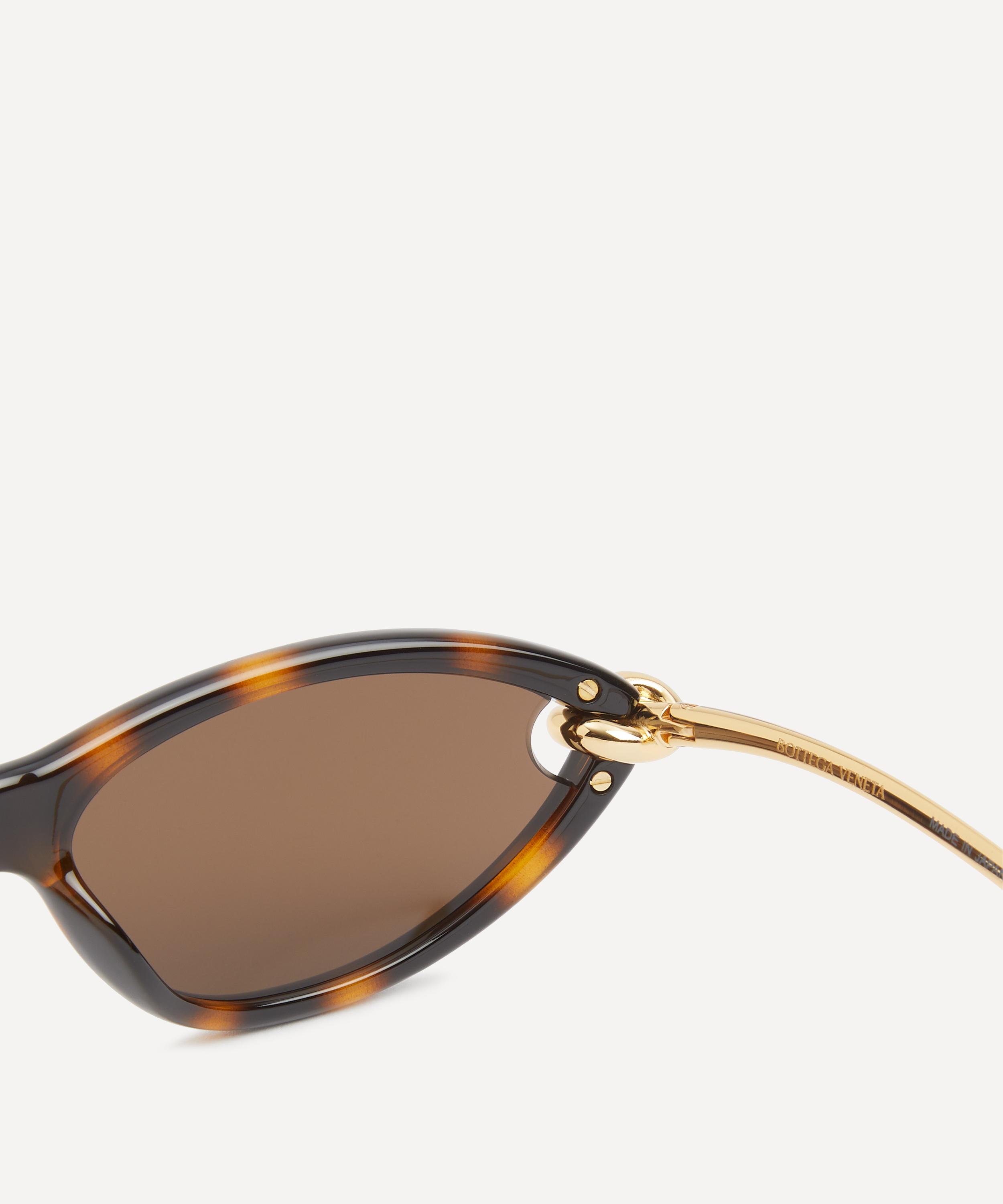 Bottega Veneta - Combination Havana Cat-Eye Sunglasses image number 2