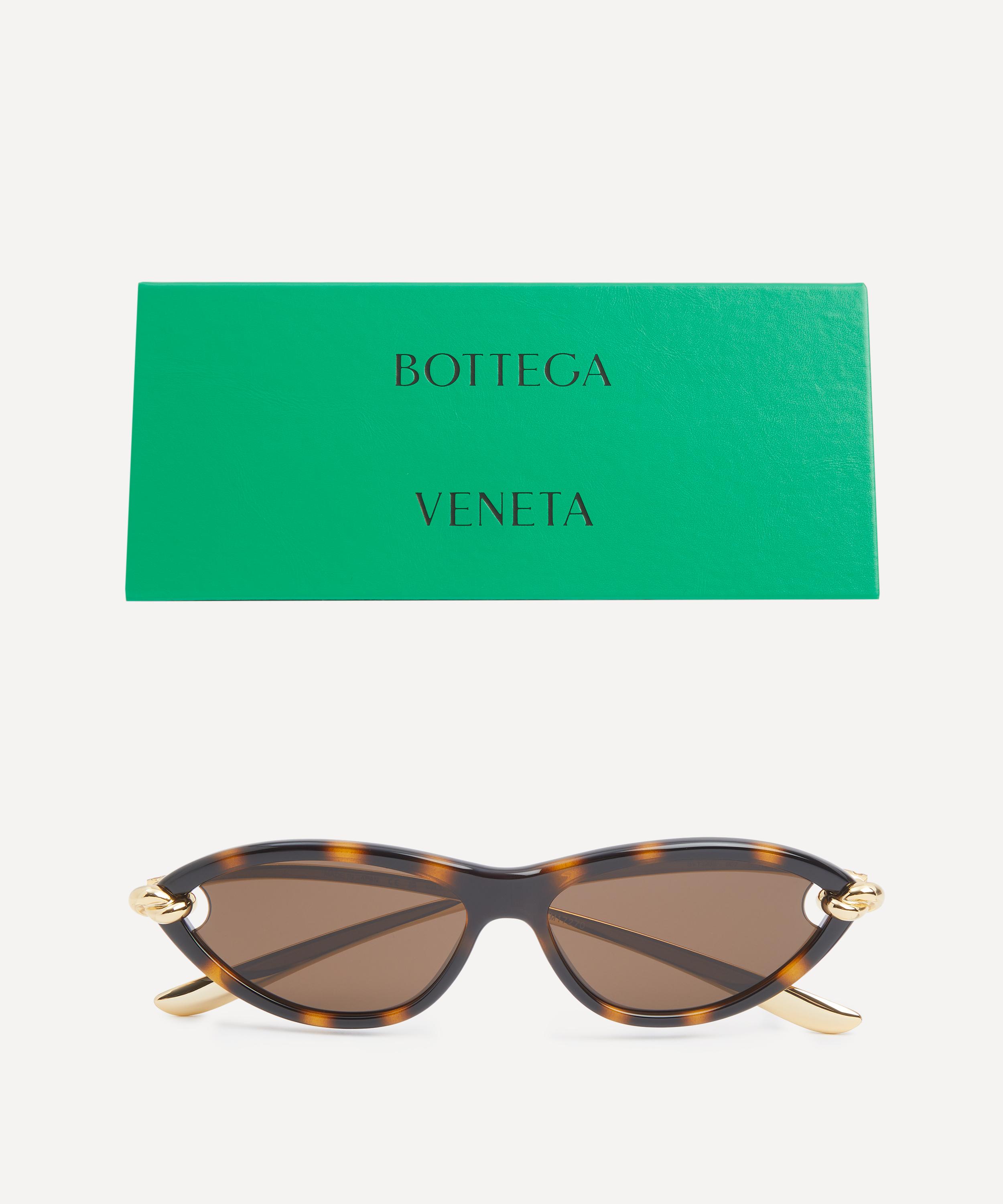 Bottega Veneta - Combination Havana Cat-Eye Sunglasses image number 3