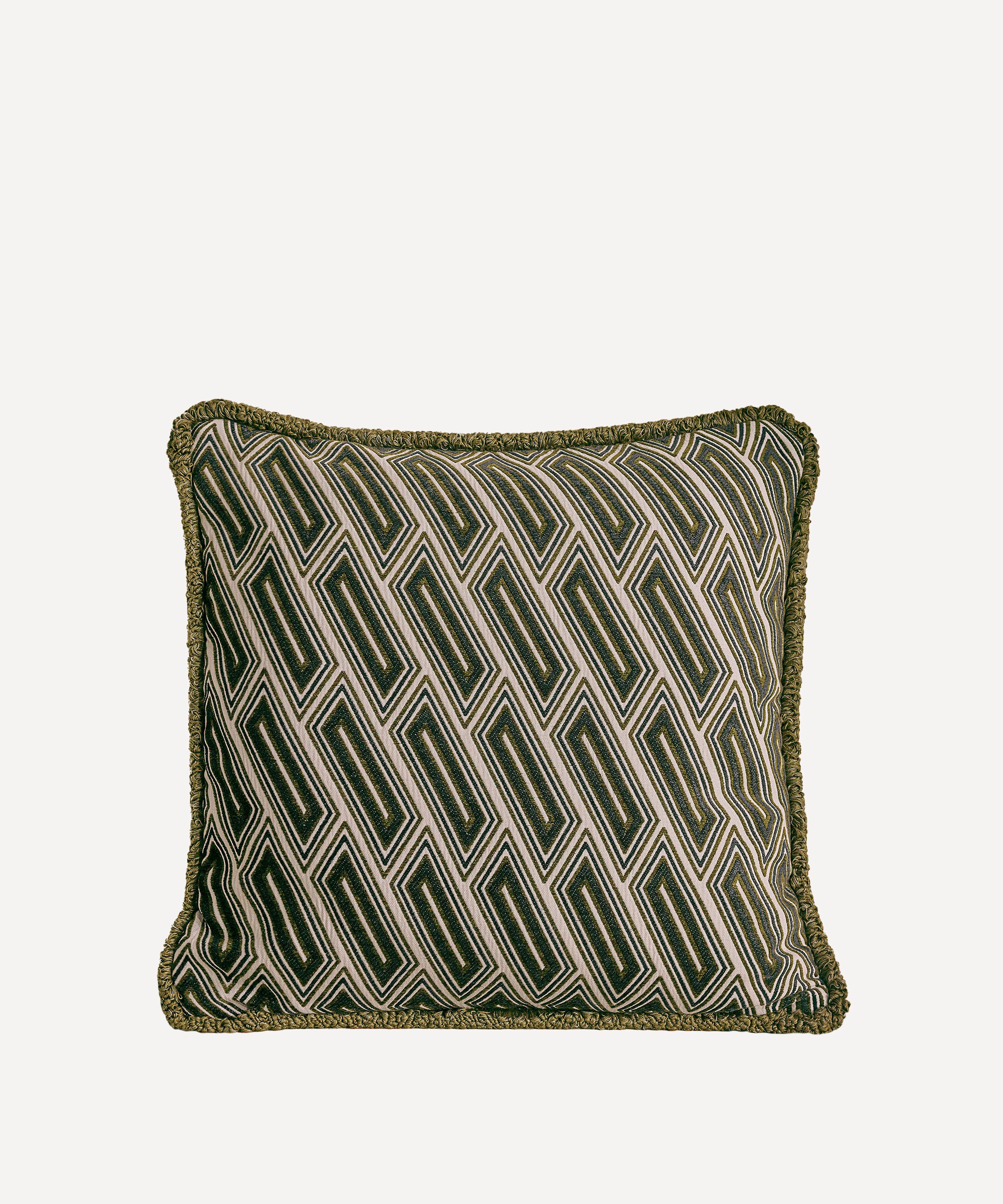 Soho Home - Vende Olive Square Cushion image number 0