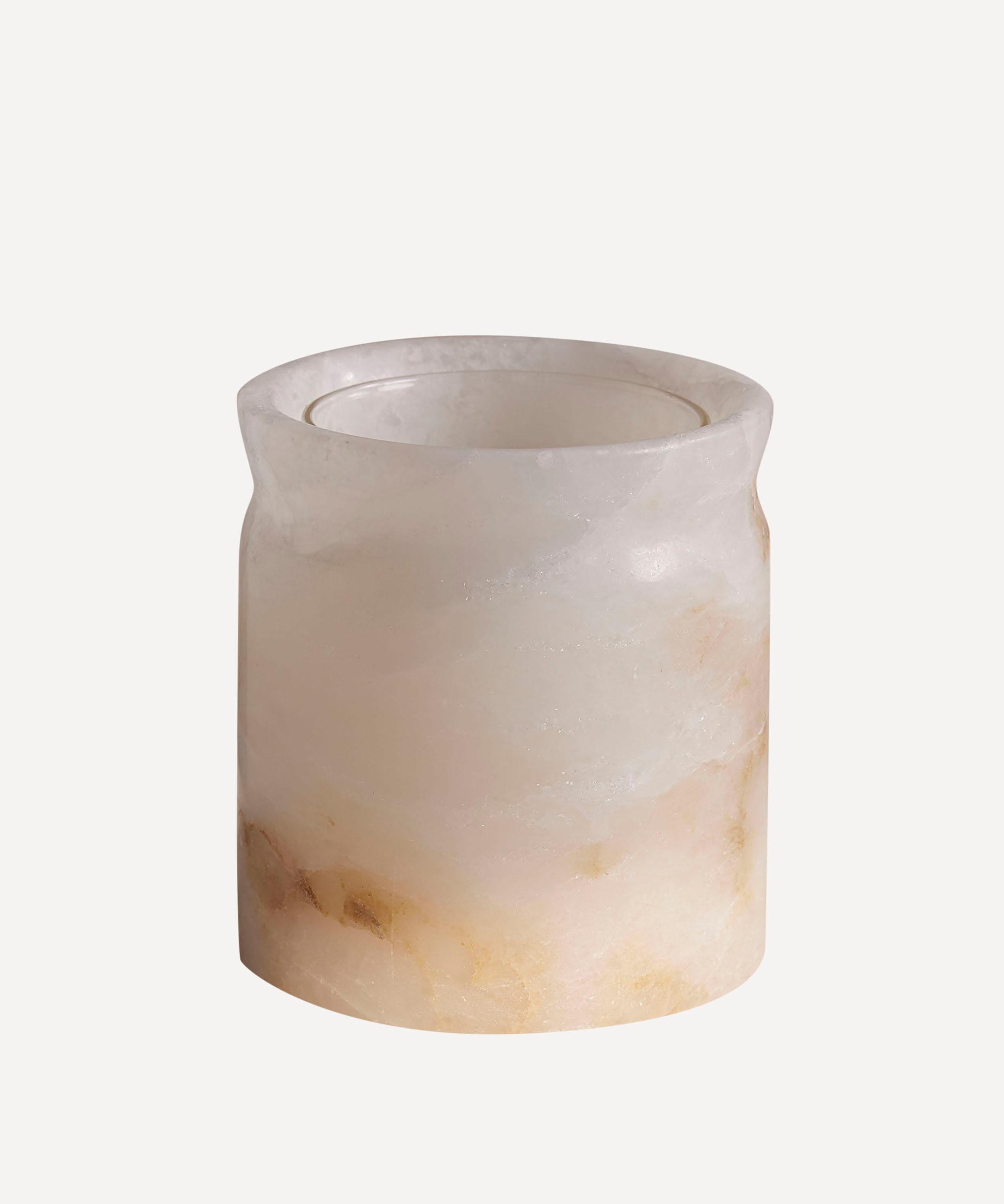 Soho Home - Bergamot and Mandarin Zest Alabaster Marble Candle 250g image number 0