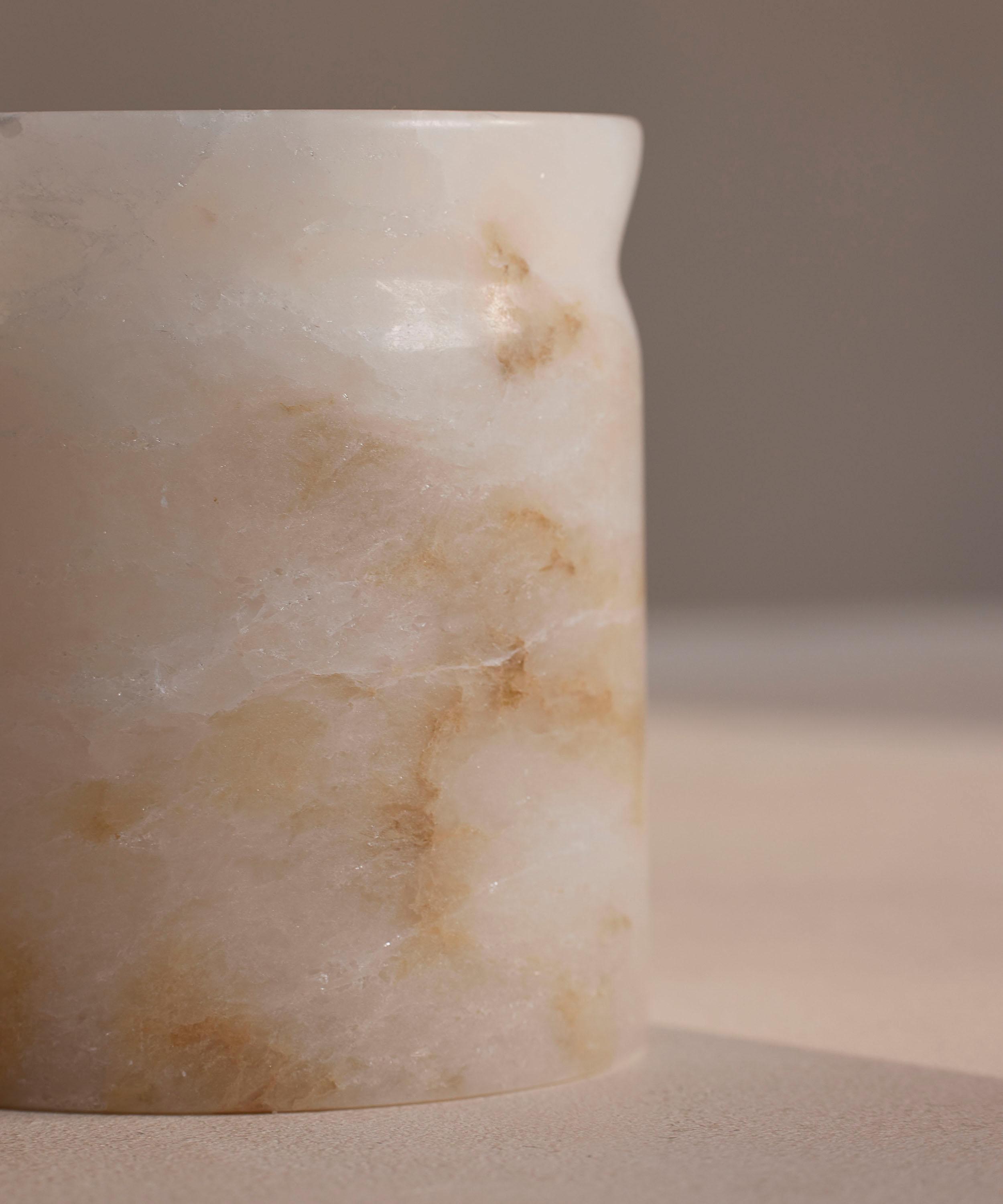 Soho Home - Bergamot and Mandarin Zest Alabaster Marble Candle 250g image number 2