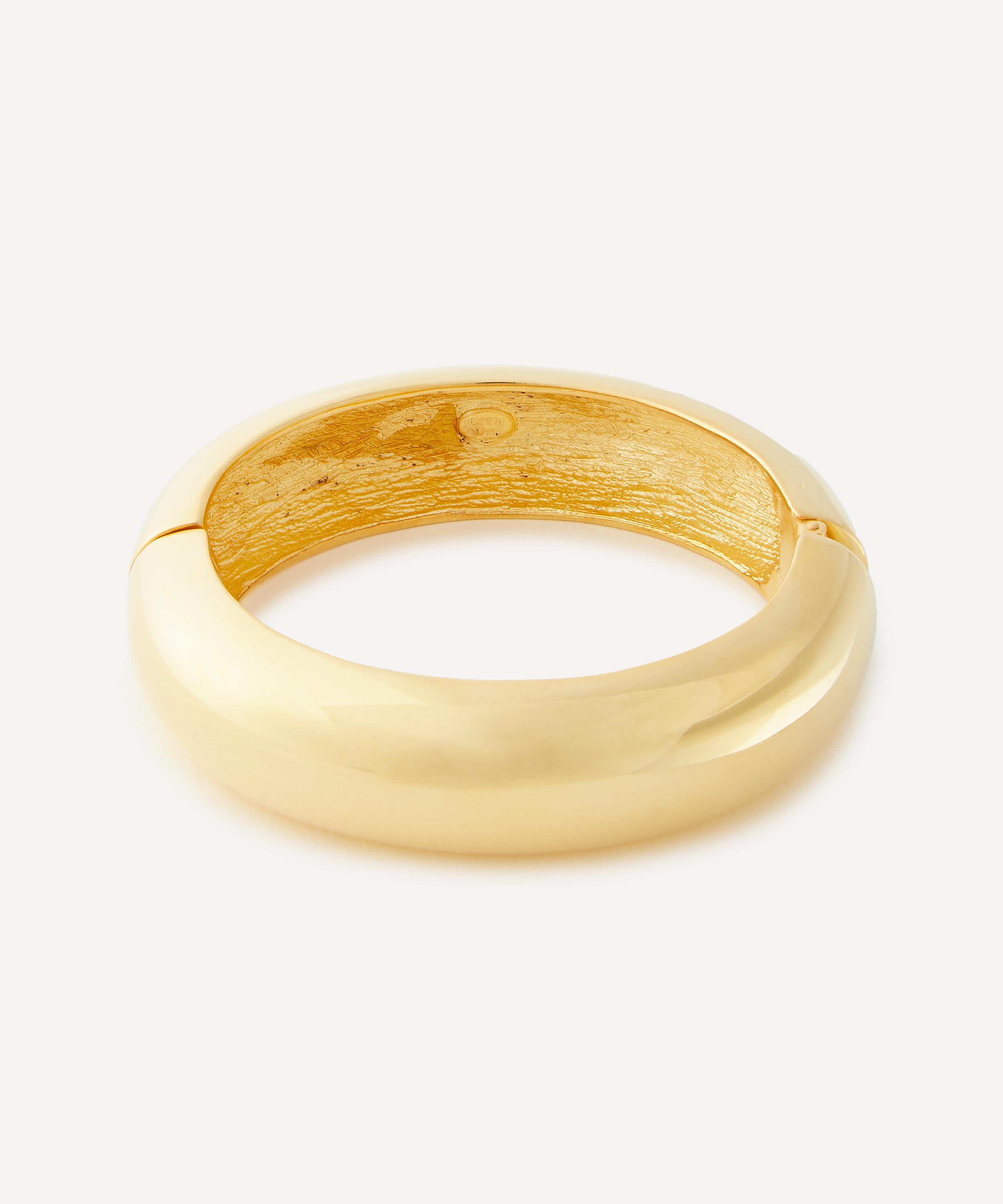 Kenneth Jay Lane - Gold-Plated Dome Hinge Cuff Bracelet image number 0