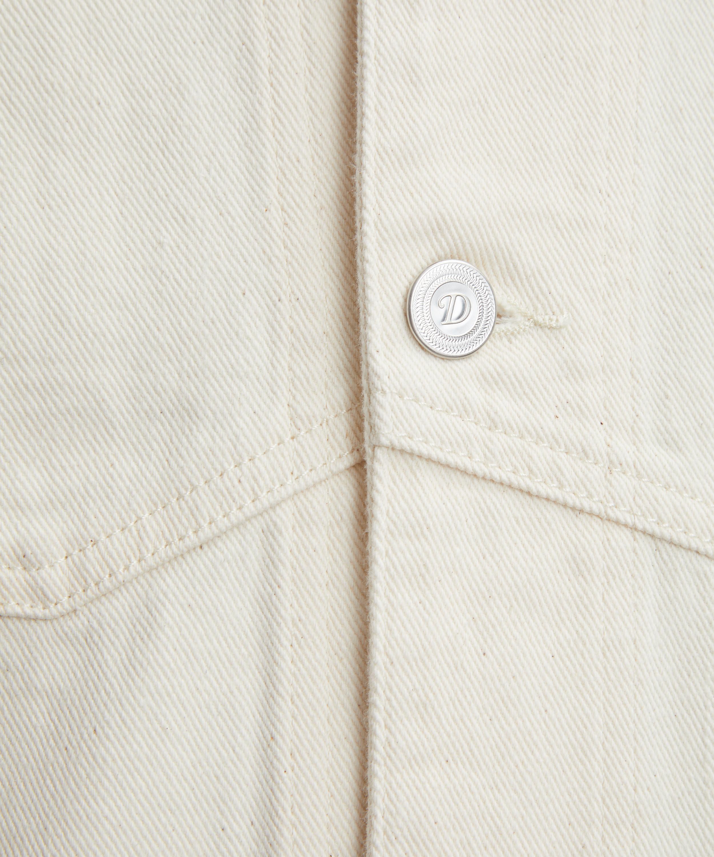 Drakes - Ecru Denim Western Chore Jacket image number 4