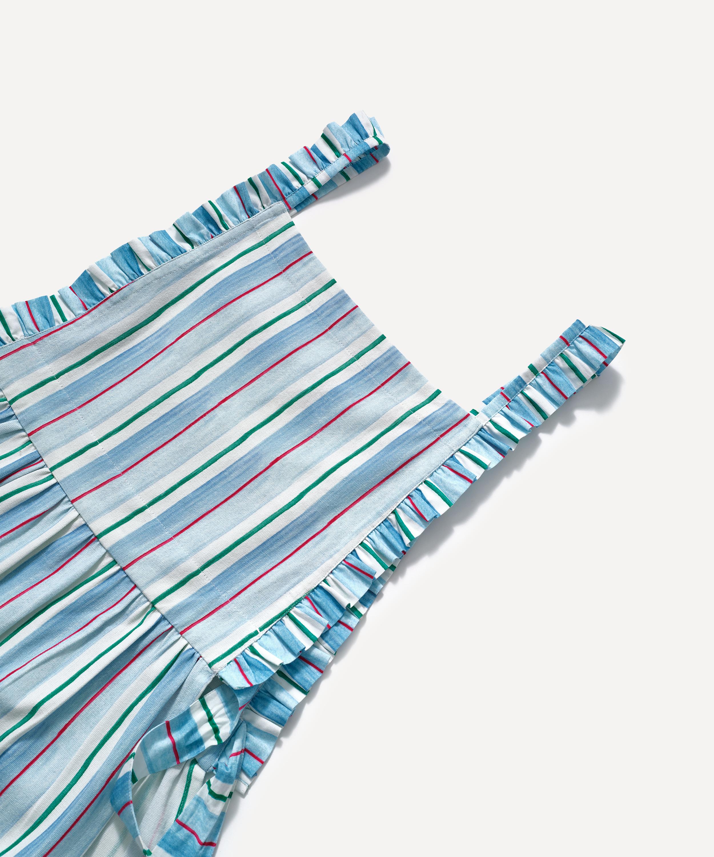 Damson Madder - Blue Stripe Mandy Apron image number 1