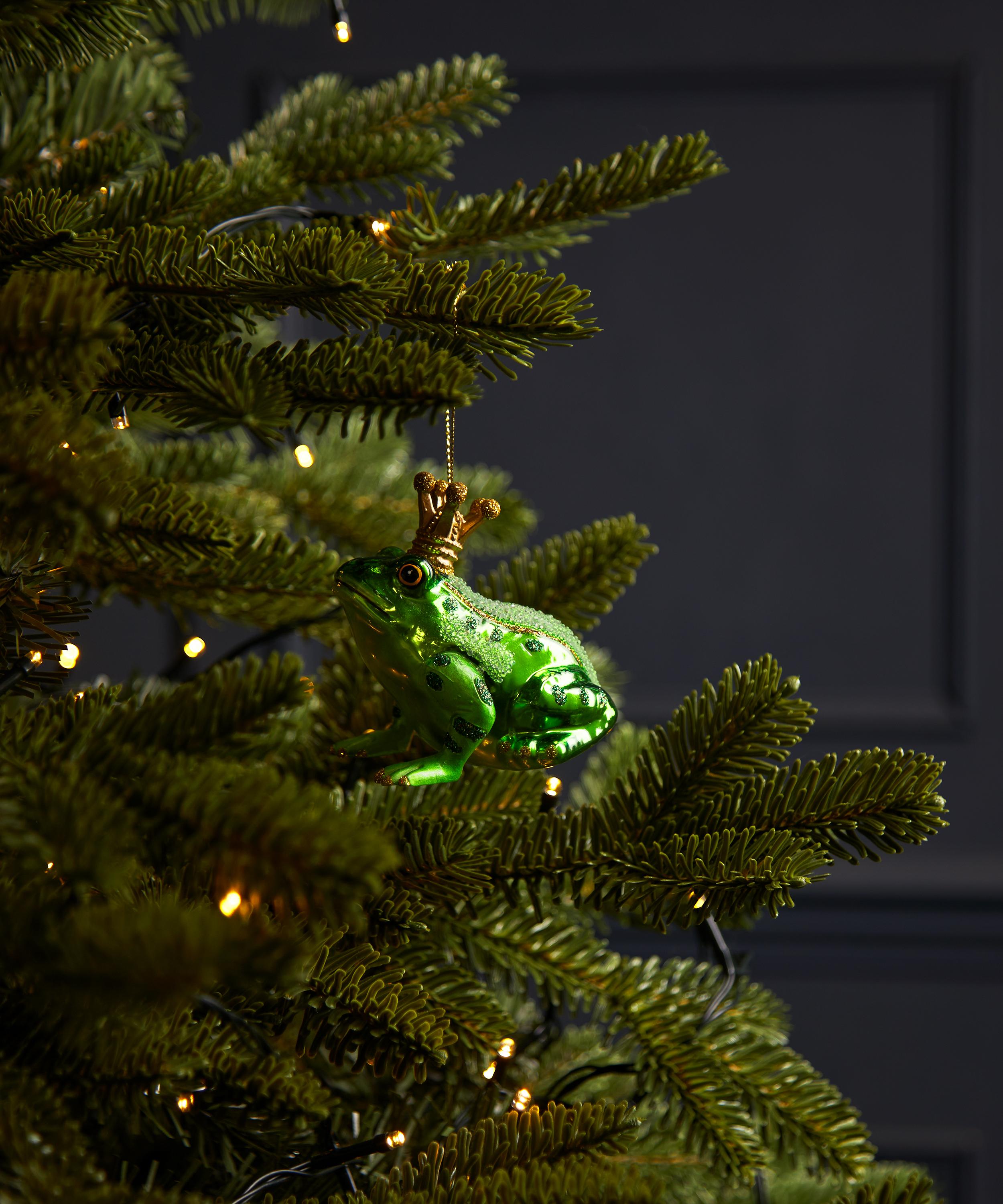 Christmas - Frog with Crown Ornament image number 1