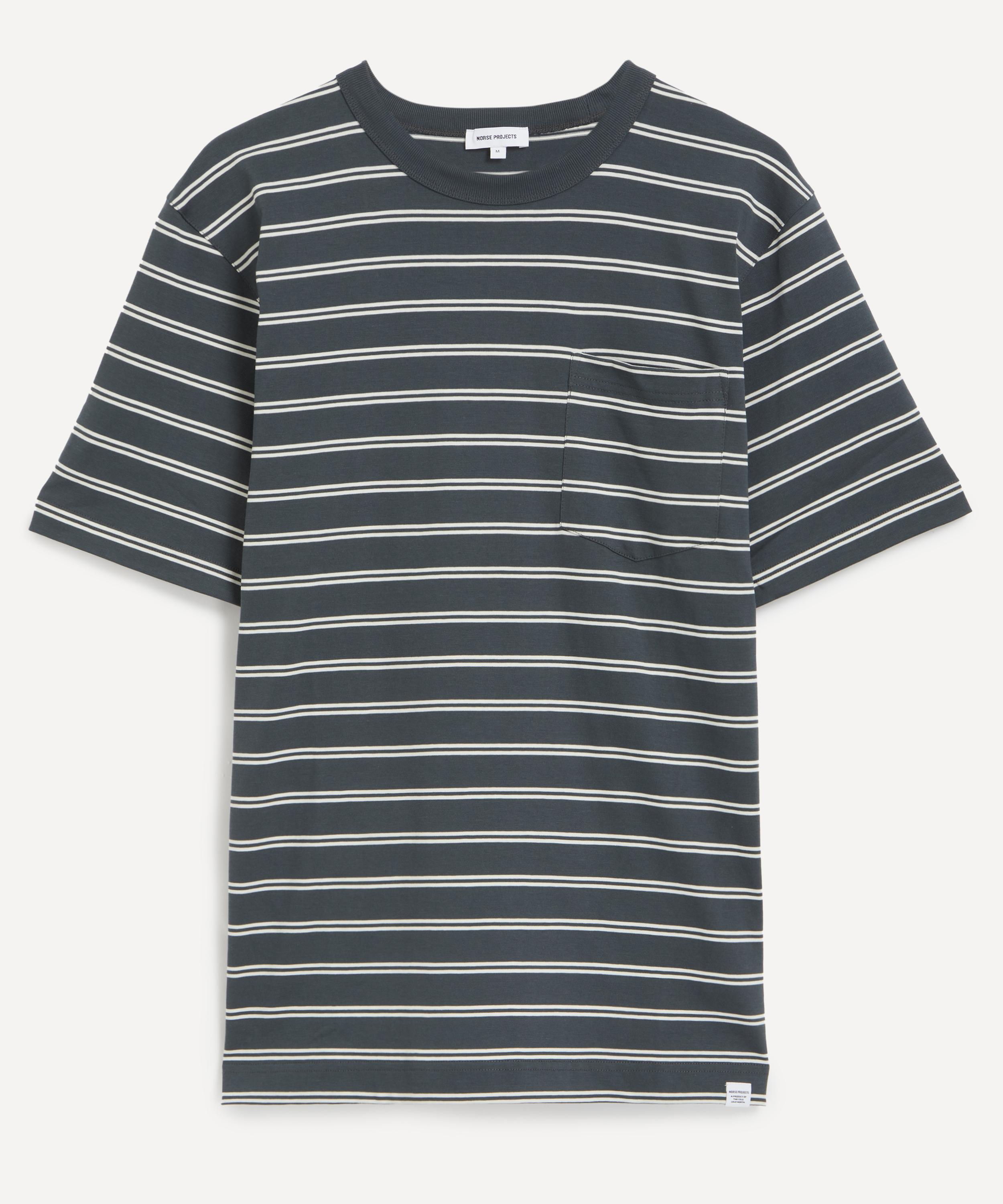 Holger Sailor Stripe Pocket T-Shirt
