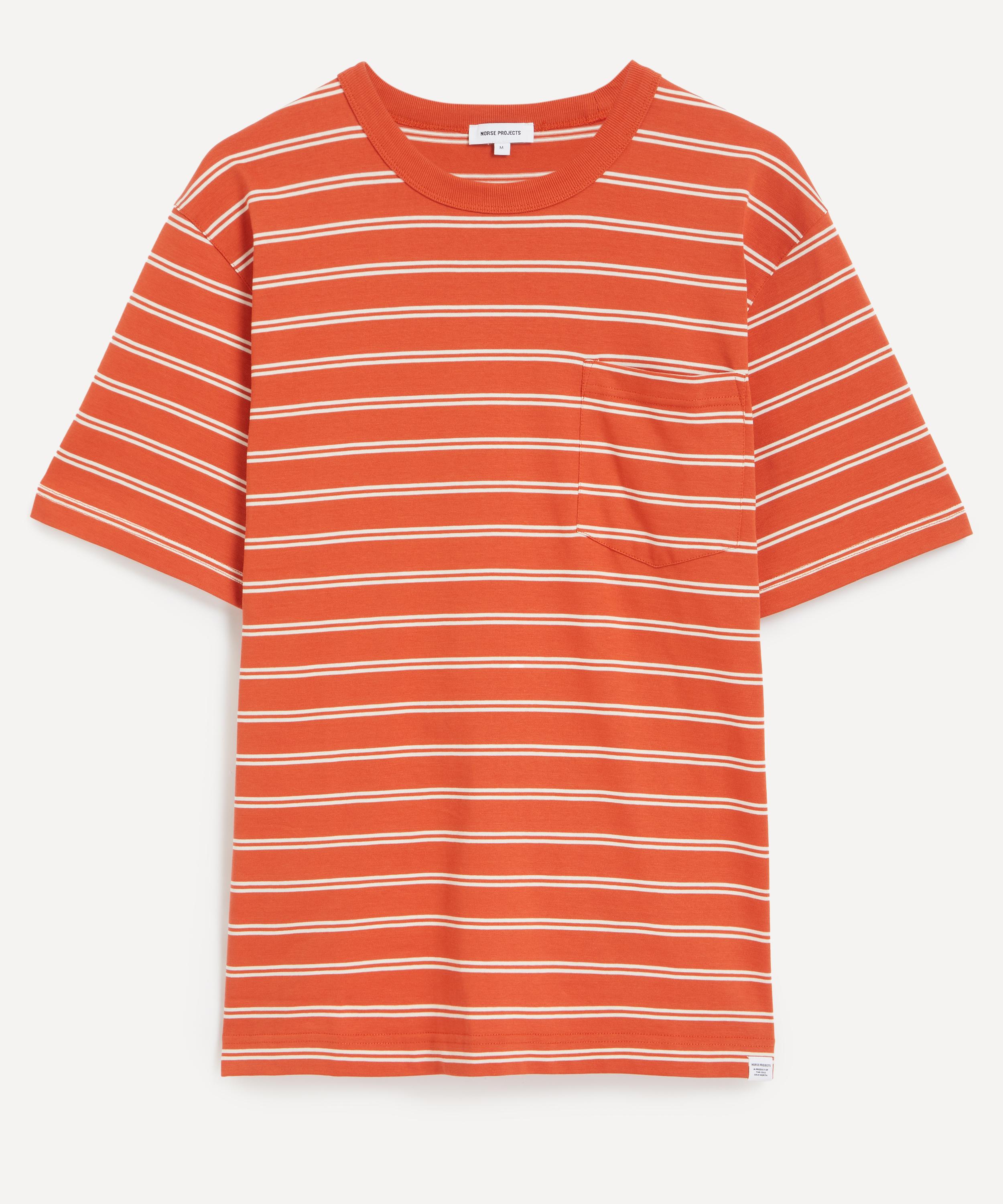 Norse Projects - Holger Sailor Stripe Pocket T-Shirt image number 0