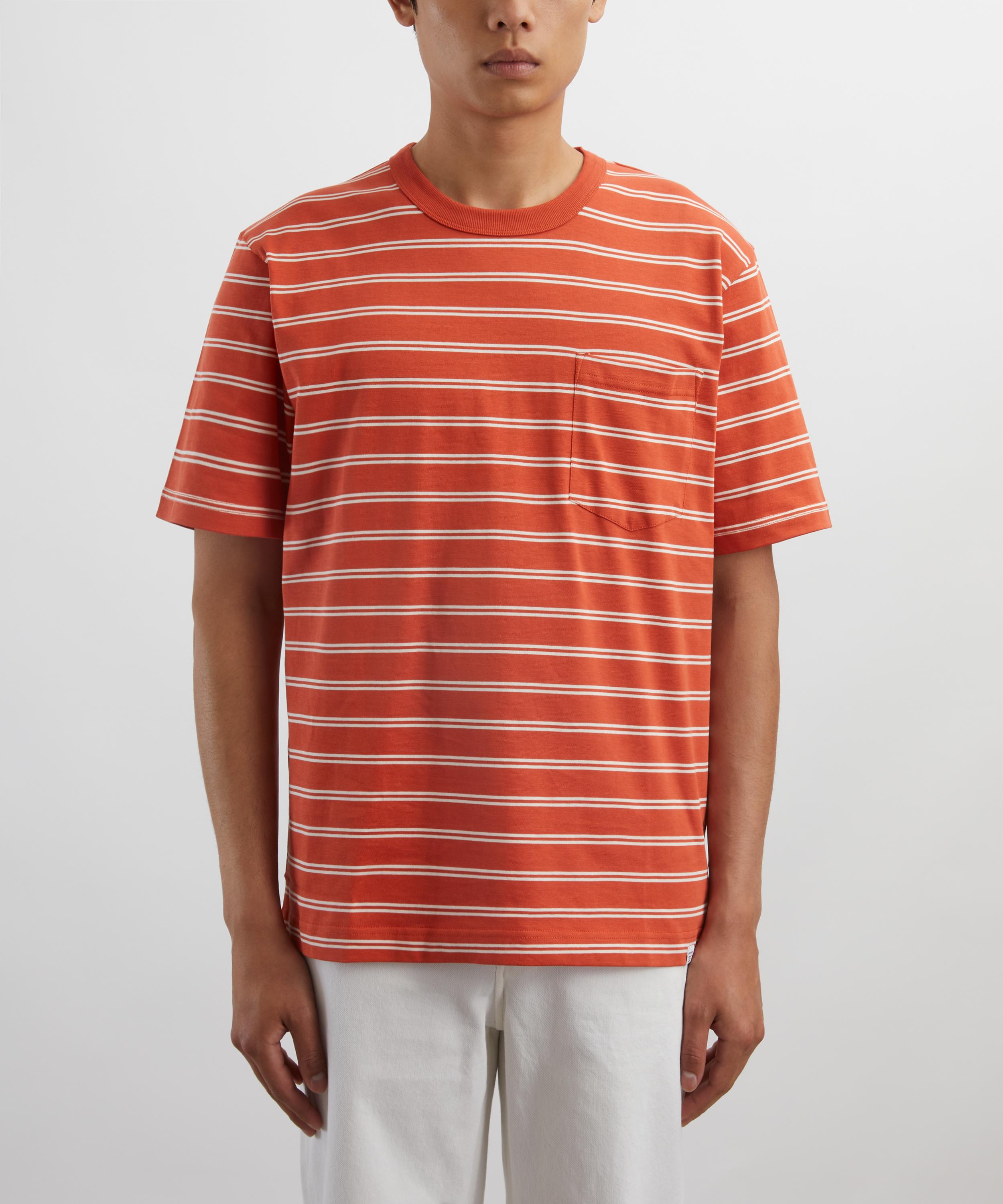 Norse Projects - Holger Sailor Stripe Pocket T-Shirt image number 2