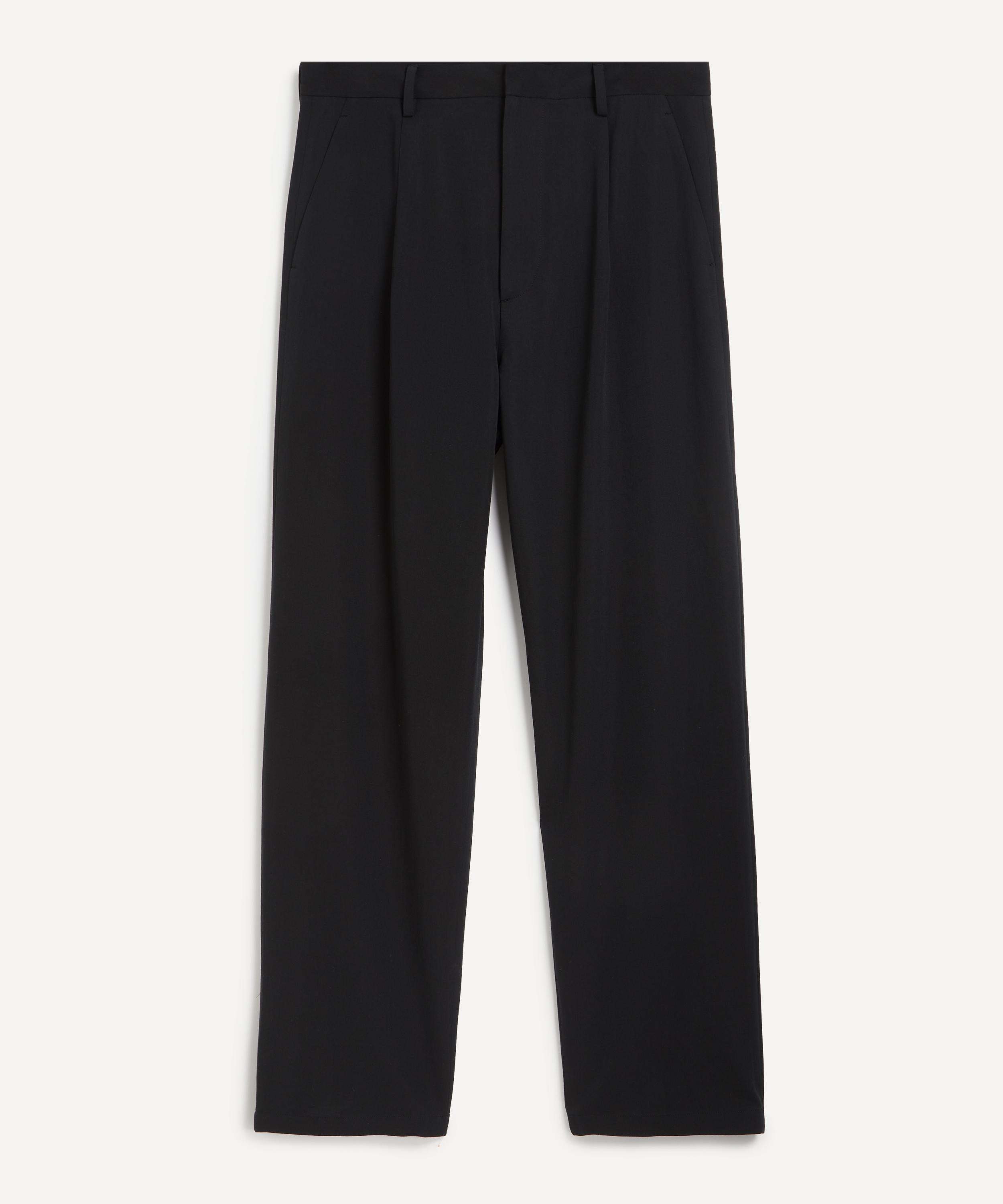 Auralee - Light Cotton Wool Viyella Slack Trousers image number 0