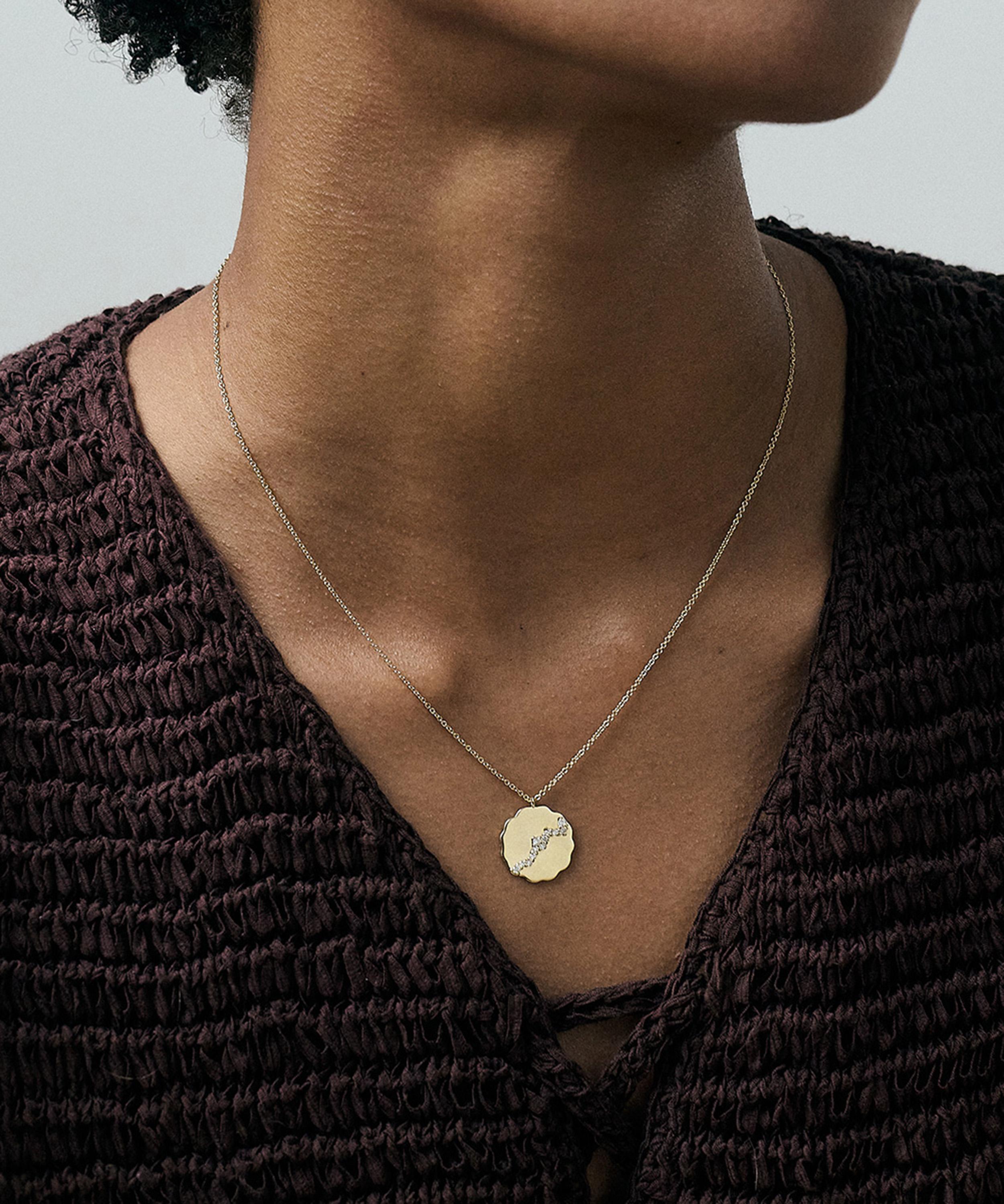 Astley Clarke - 14ct Gold Asteri Diamond Pendant Necklace image number 2