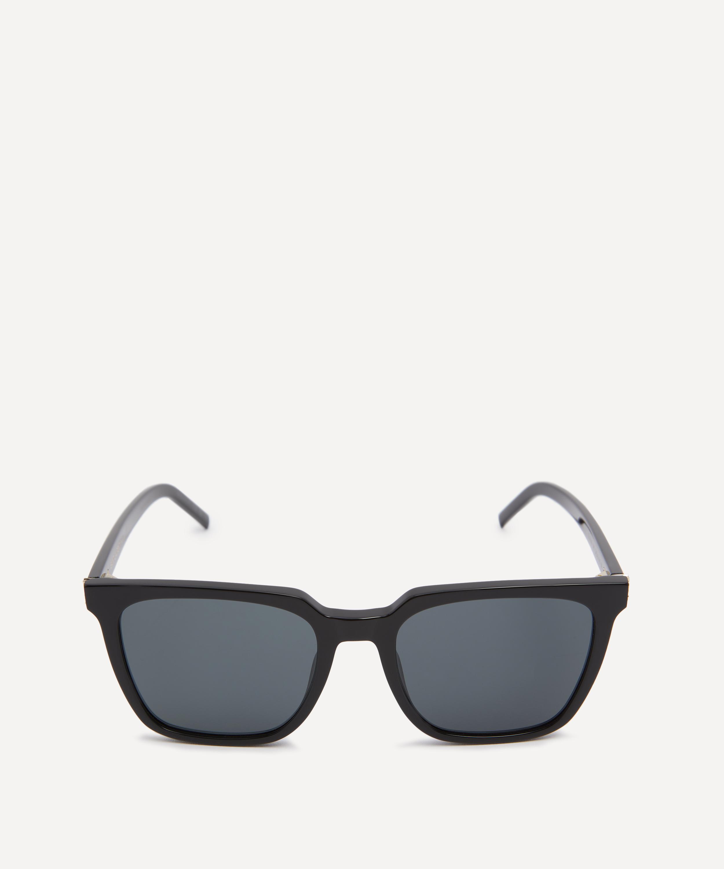 Saint Laurent - Black Square Acetate Sunglasses image number 0