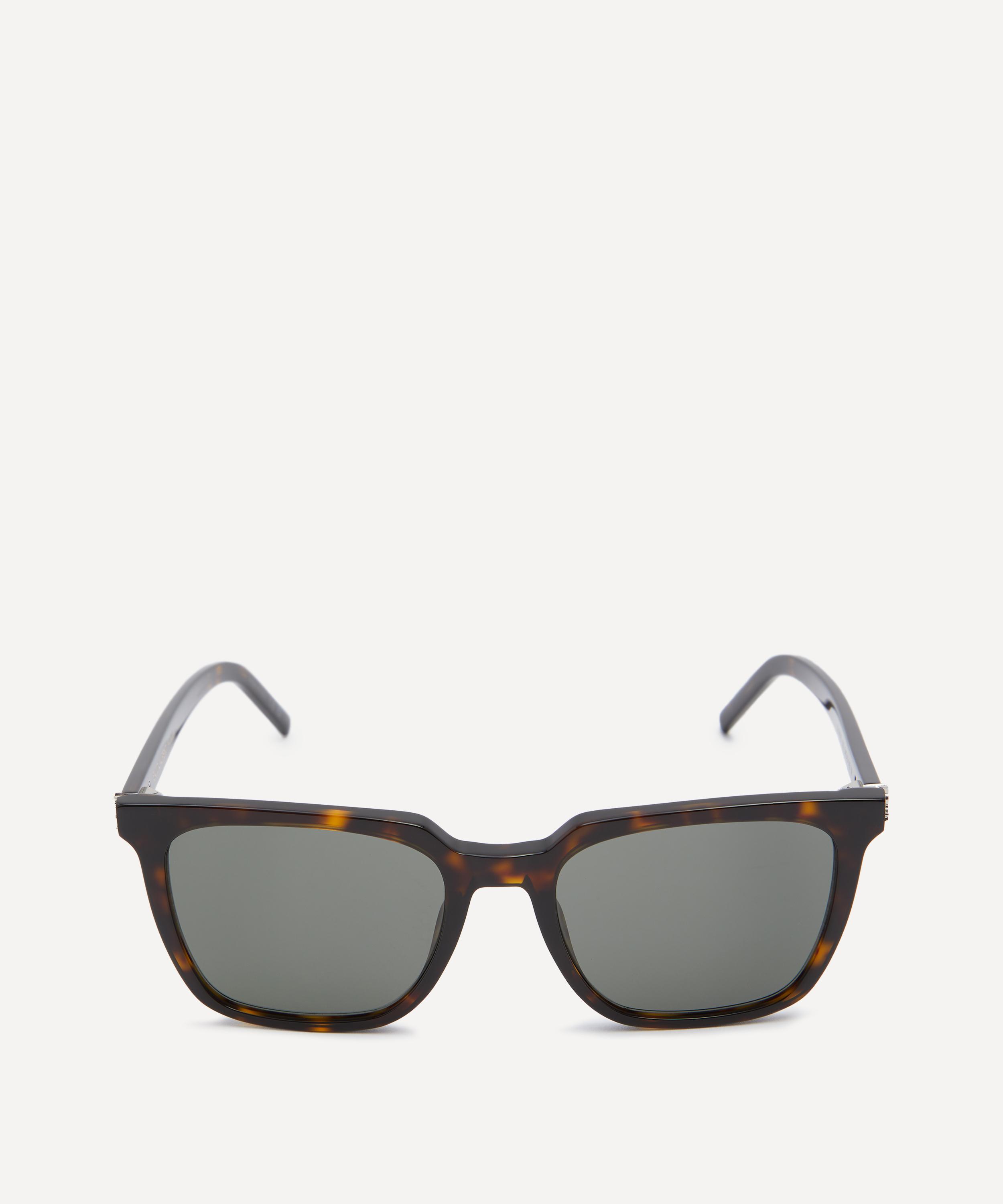 Saint Laurent - Havana Square Acetate Sunglasses