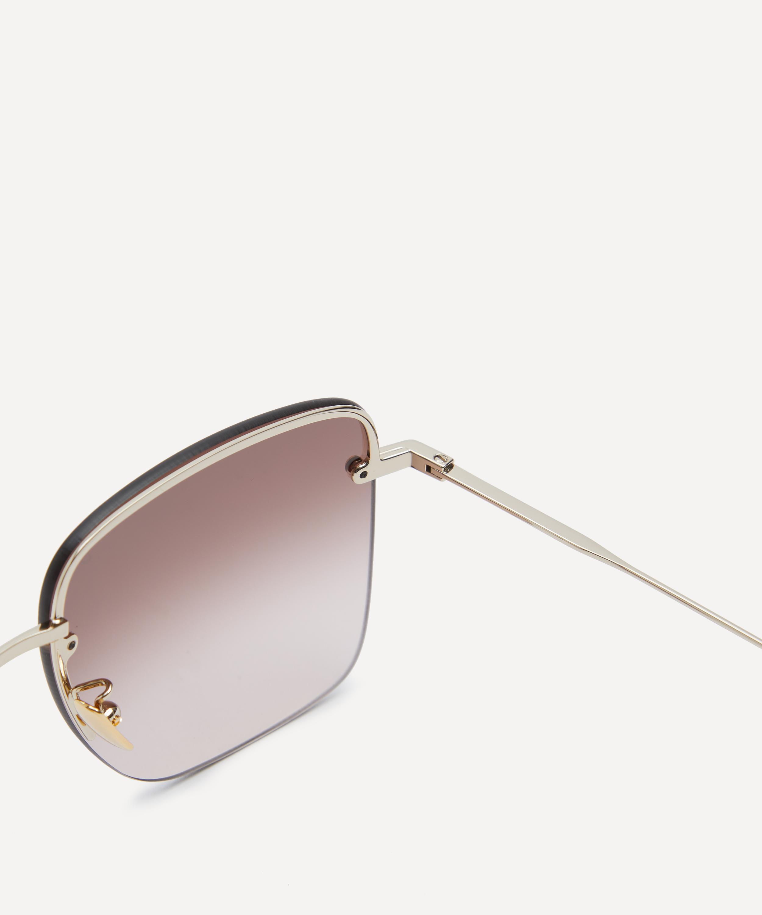 Saint Laurent - Rimless Square Sunglasses image number 2