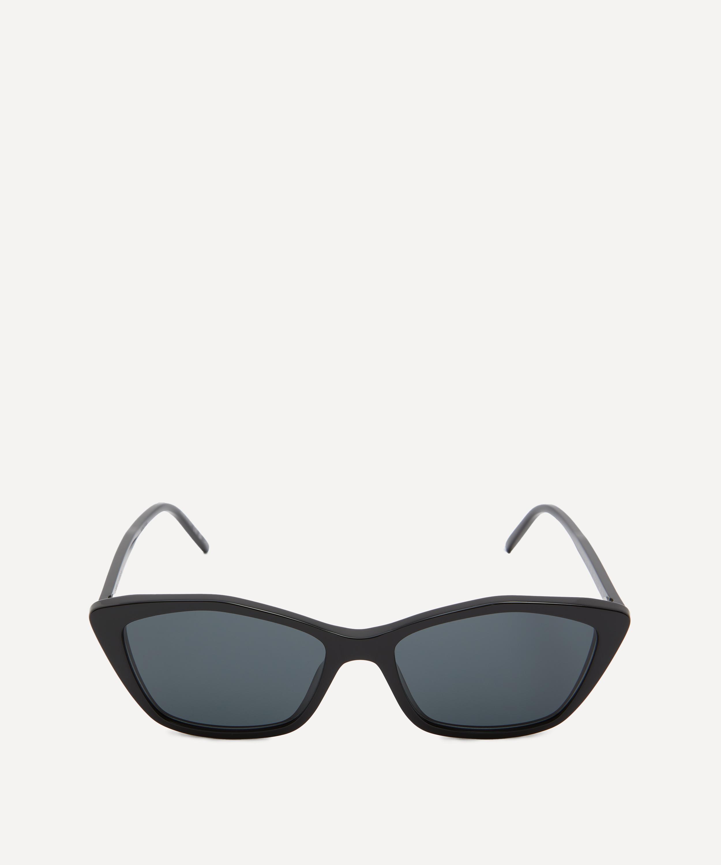 Saint Laurent - Black Cat-Eye Sunglasses image number 0