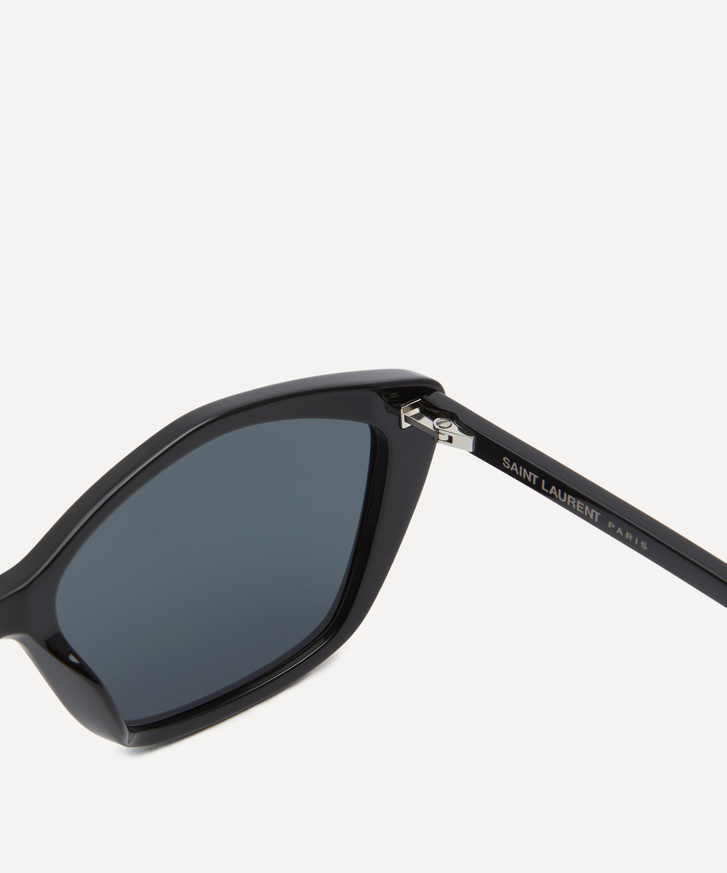 Saint Laurent - Black Cat-Eye Sunglasses image number 2