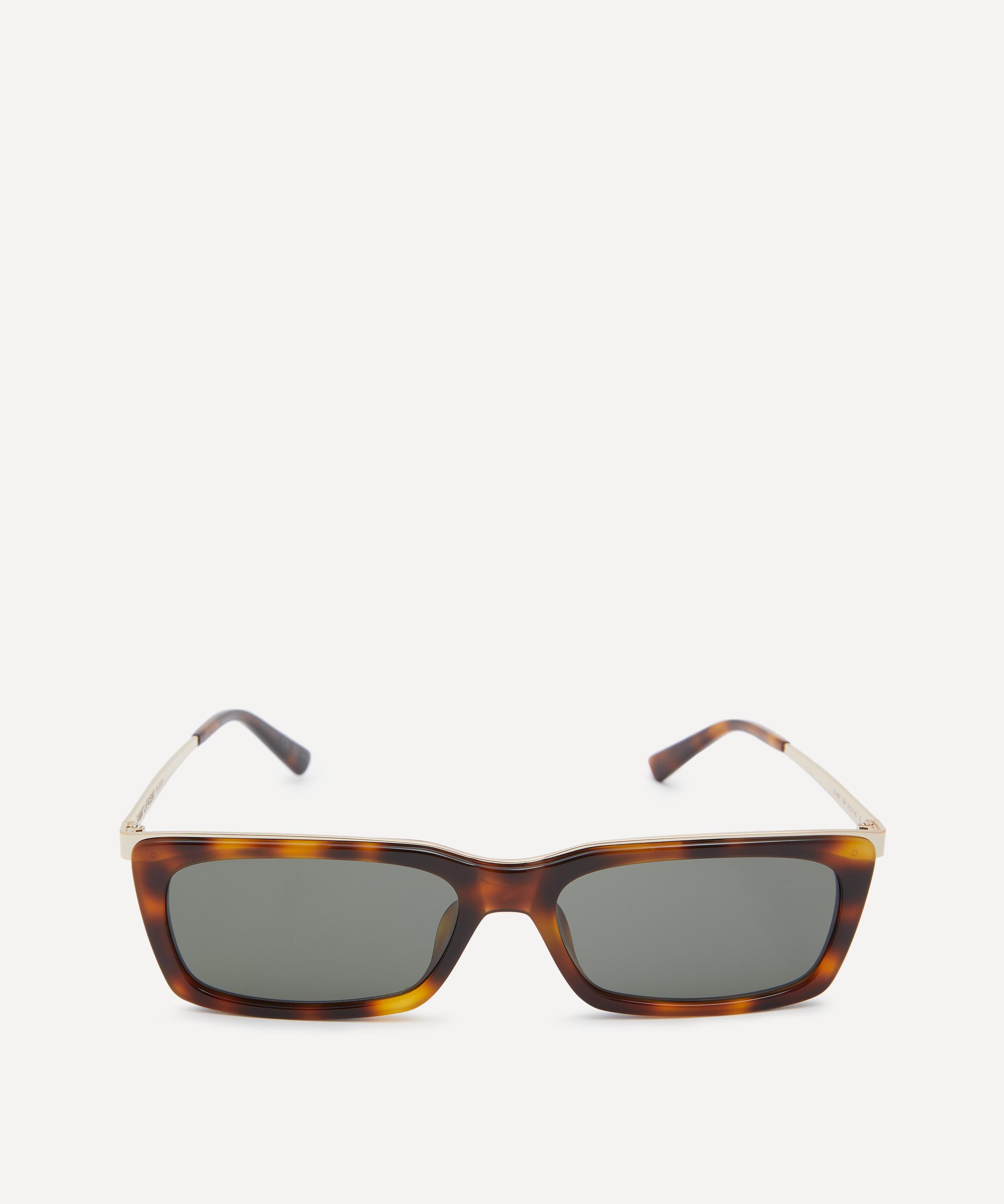 Saint Laurent - Havana Square Combination Sunglasses image number 0