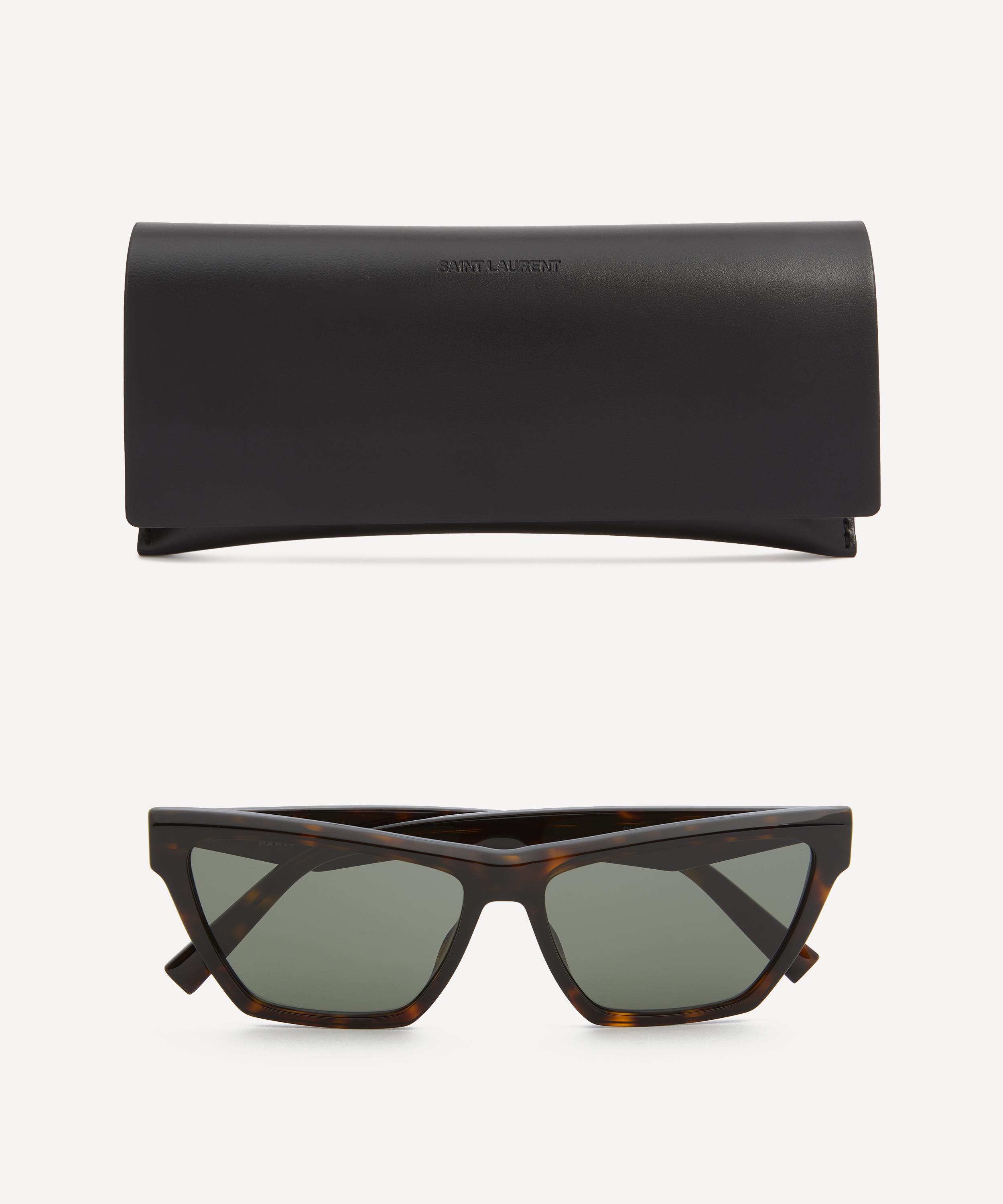 Saint Laurent - Angular Cat-Eye Sunglasses image number 3