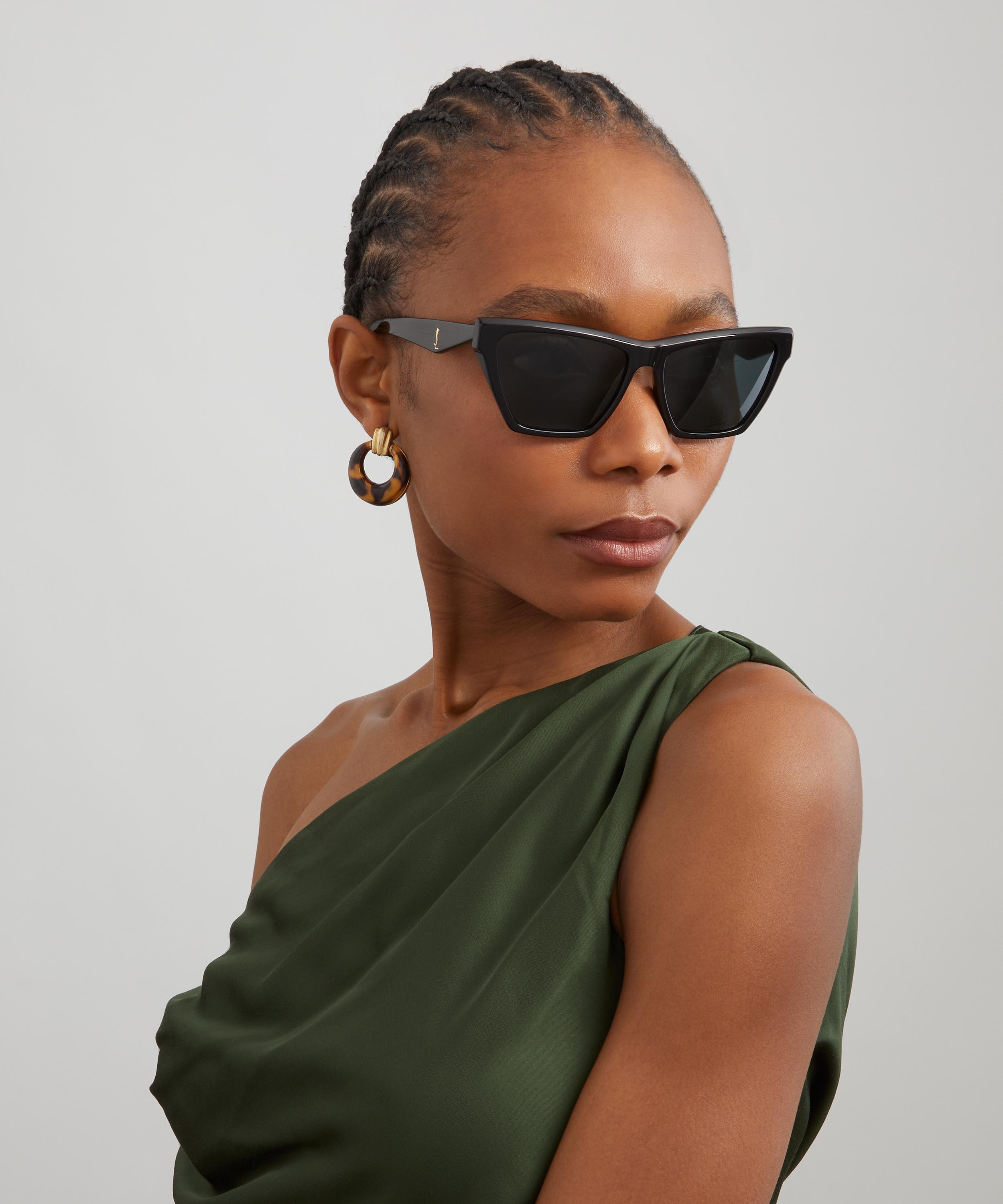Saint Laurent - Angular Cat-Eye Sunglasses image number 1