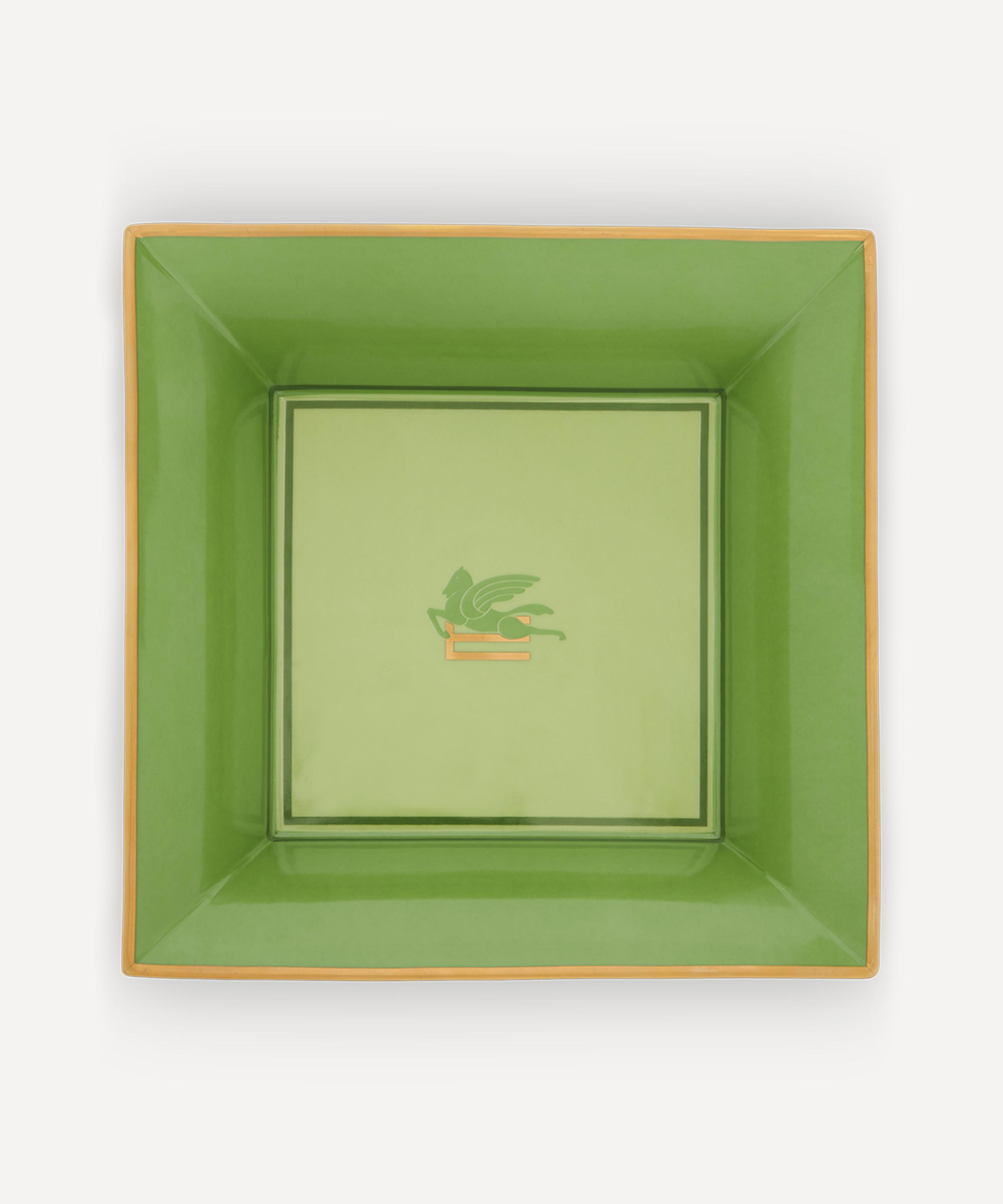 Etro - PEGASO  SQUARE TRAY 16X16 H. 4 CM image number 0