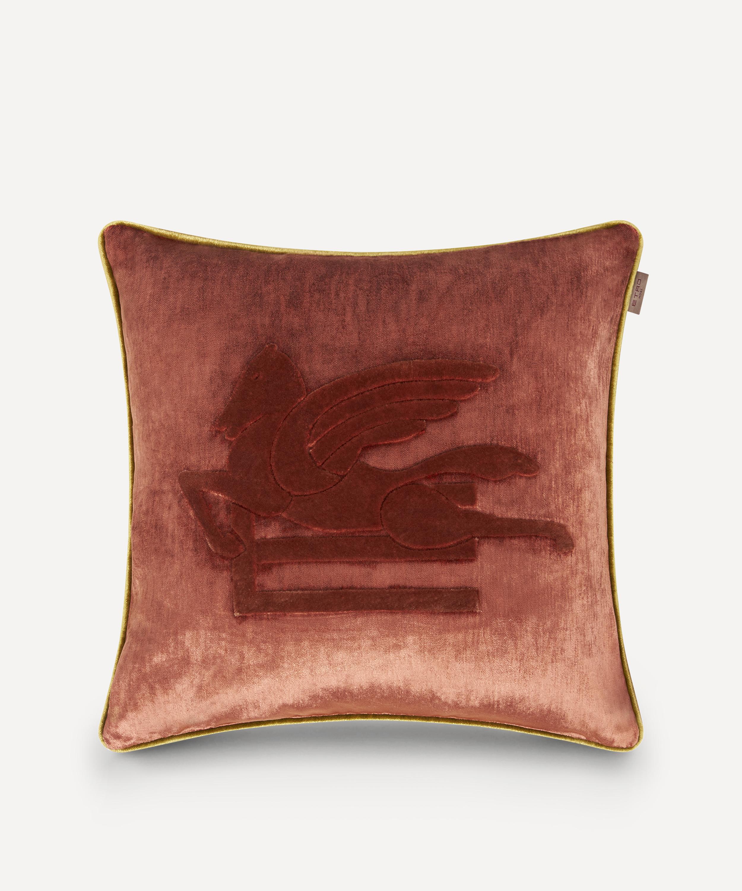 Etro - Pegaso Embroidered Cushion and Cord image number 0