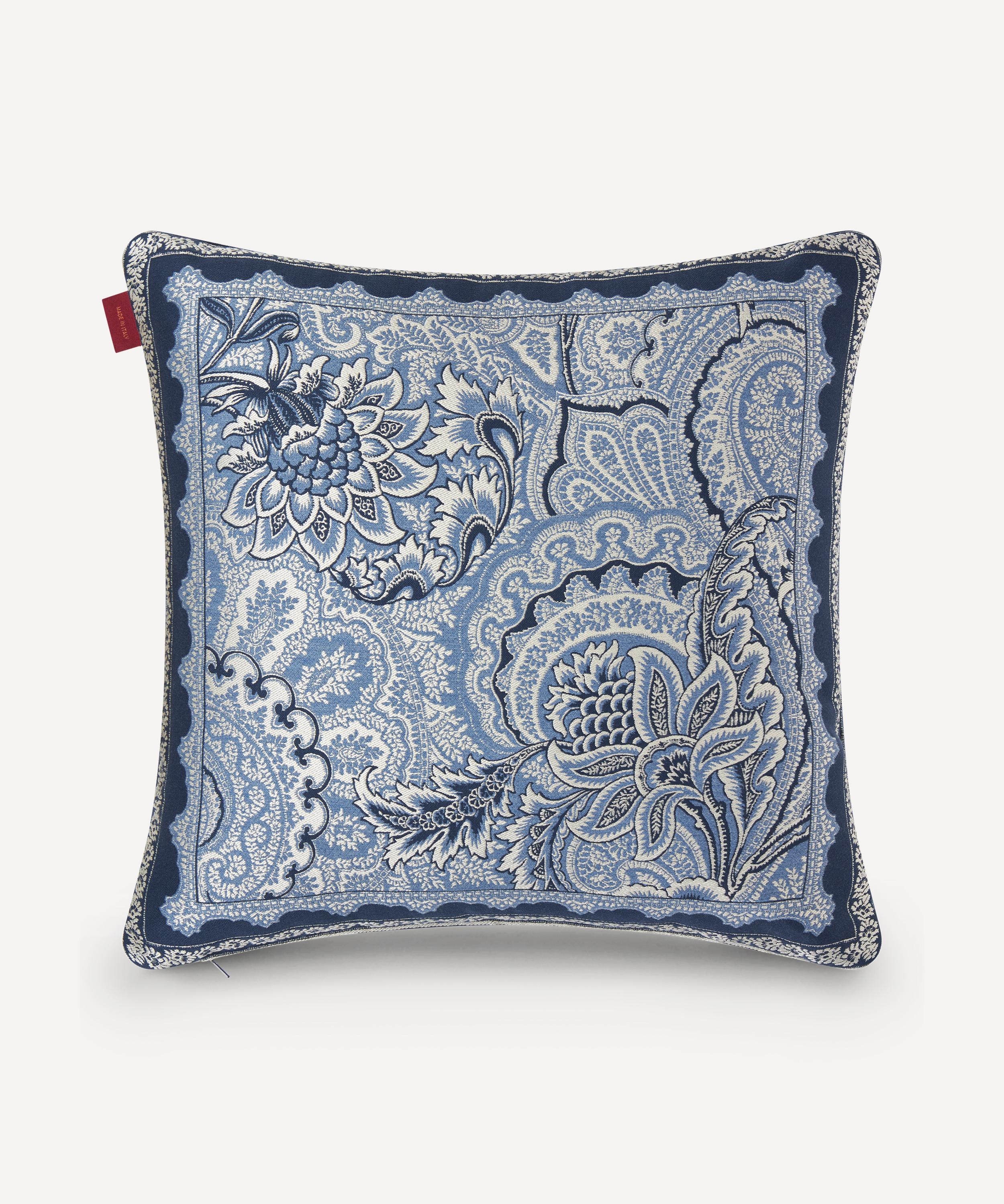 Etro - Bloom Blue Cushion image number 0