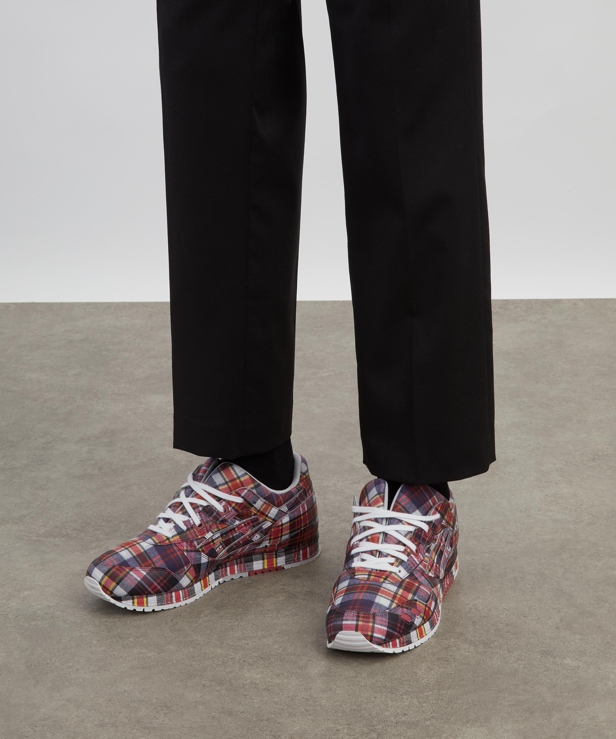 Comme des Garçons Shirt - x Asics Men's GEL-LYTE III 07 Red Check Trainers image number 1