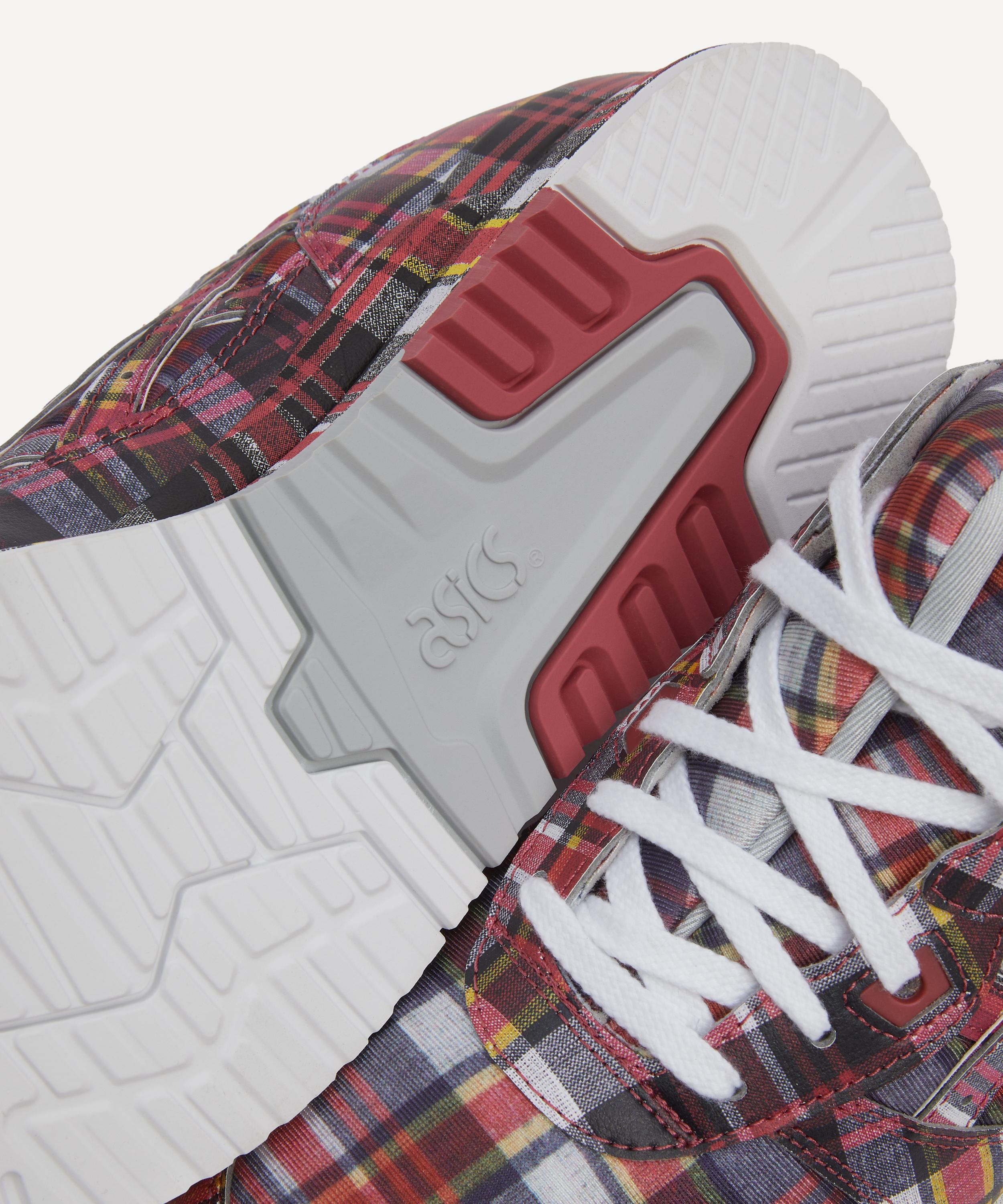 Comme des Garçons Shirt - x Asics Men's GEL-LYTE III 07 Red Check Trainers image number 5