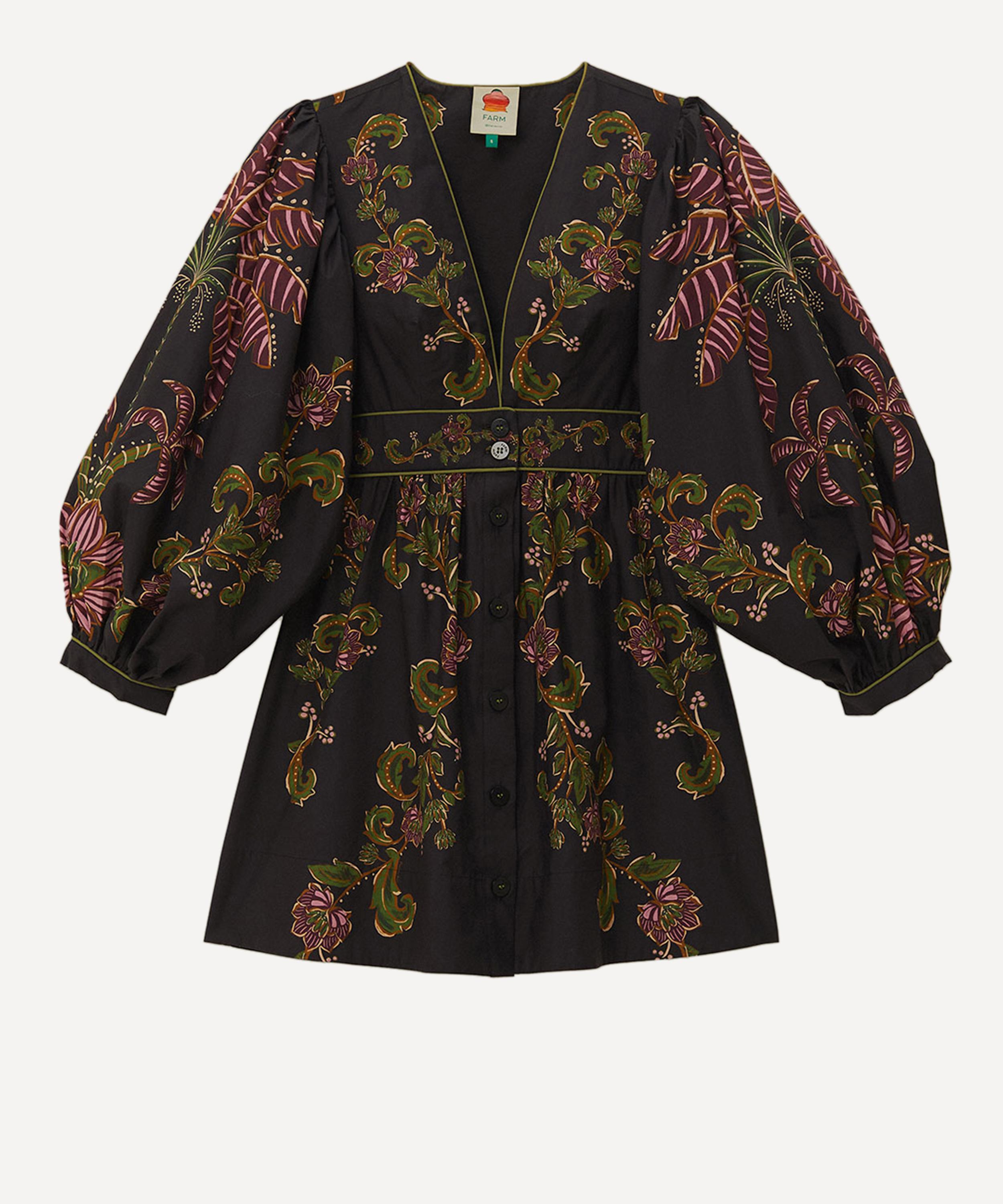 FARM Rio - Ravenala Puff Sleeve Mini Dress image number 0
