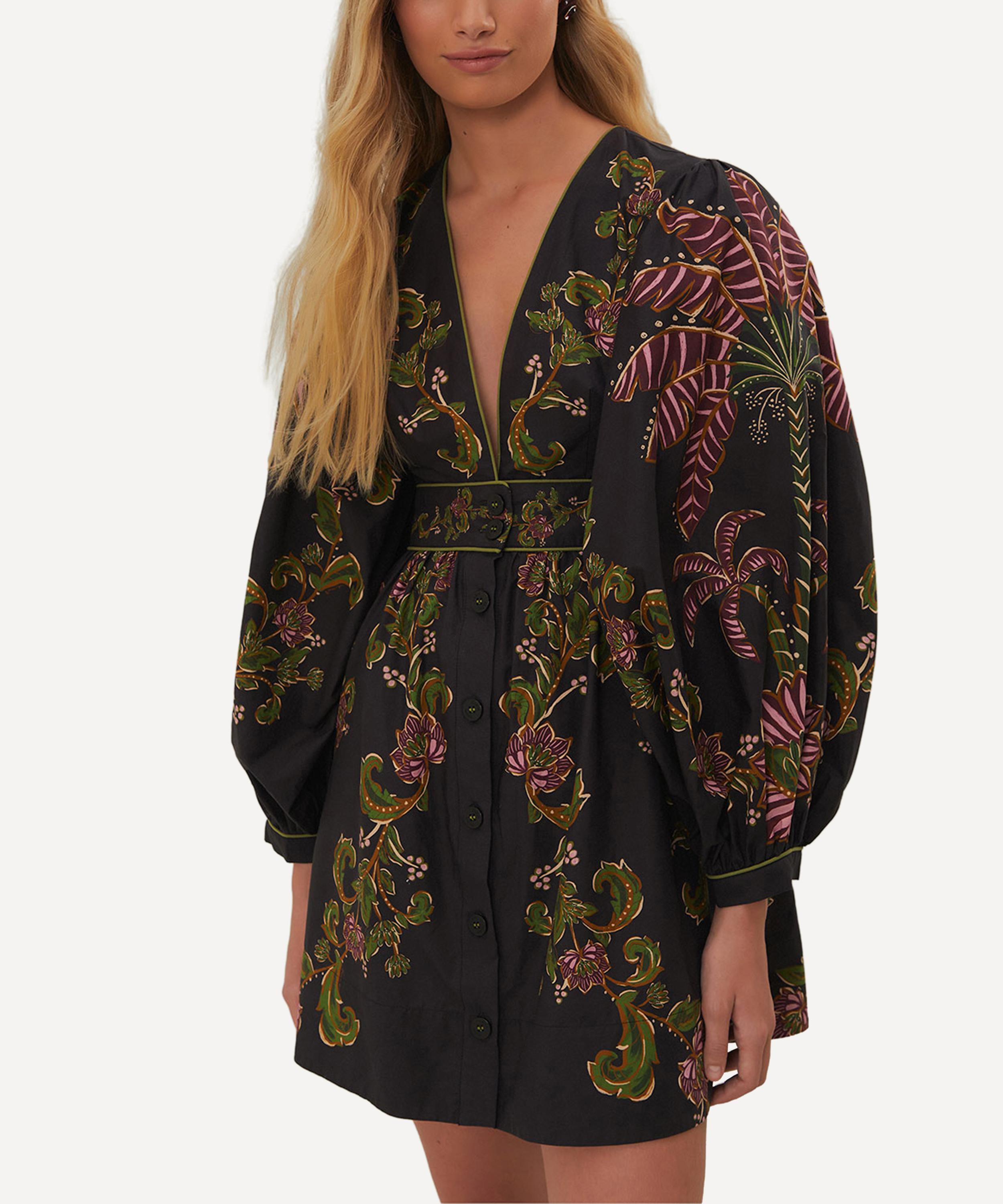 FARM Rio - Ravenala Puff Sleeve Mini Dress image number 1