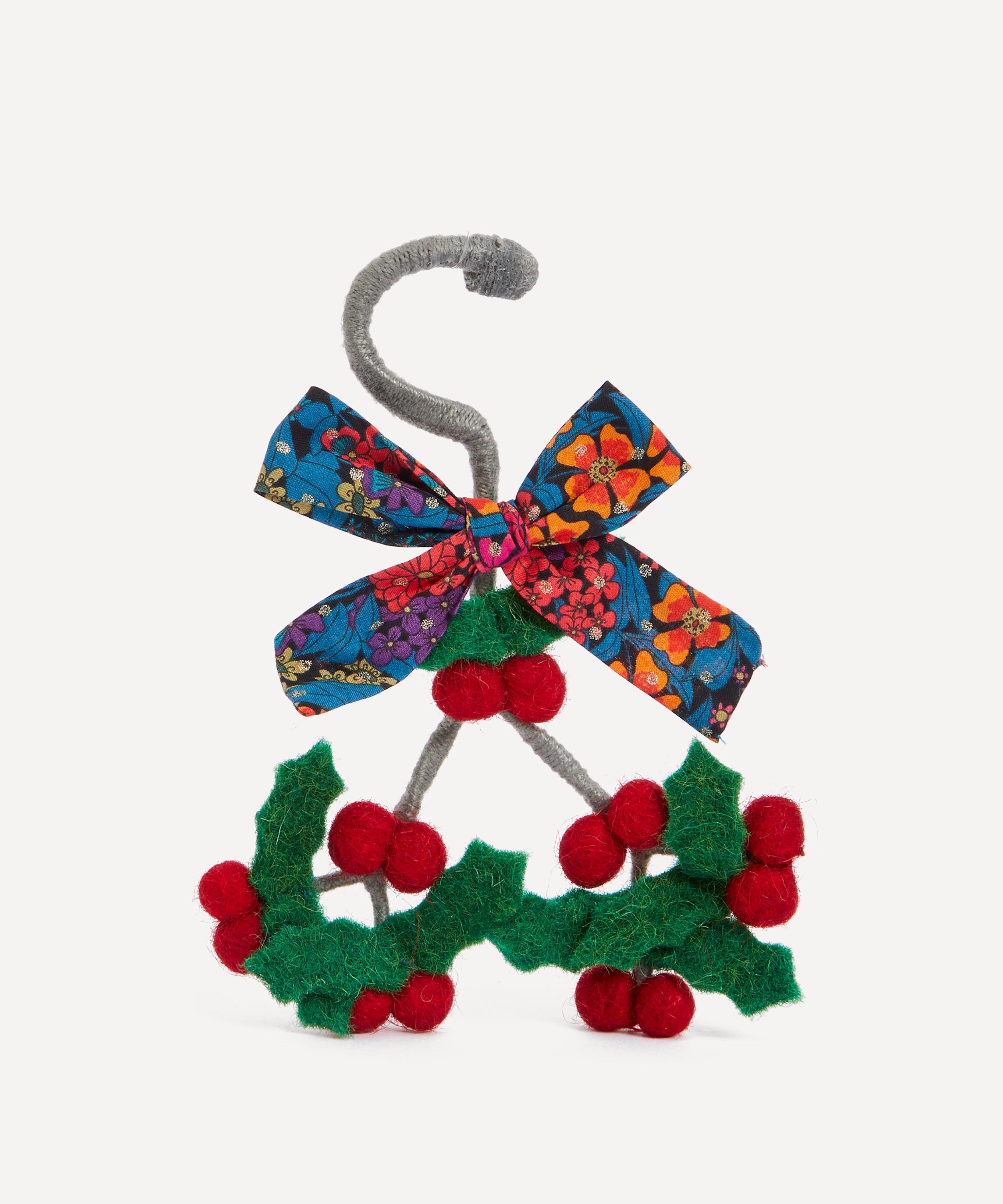 Christmas - Mini Holly Hanger with Bow image number 0