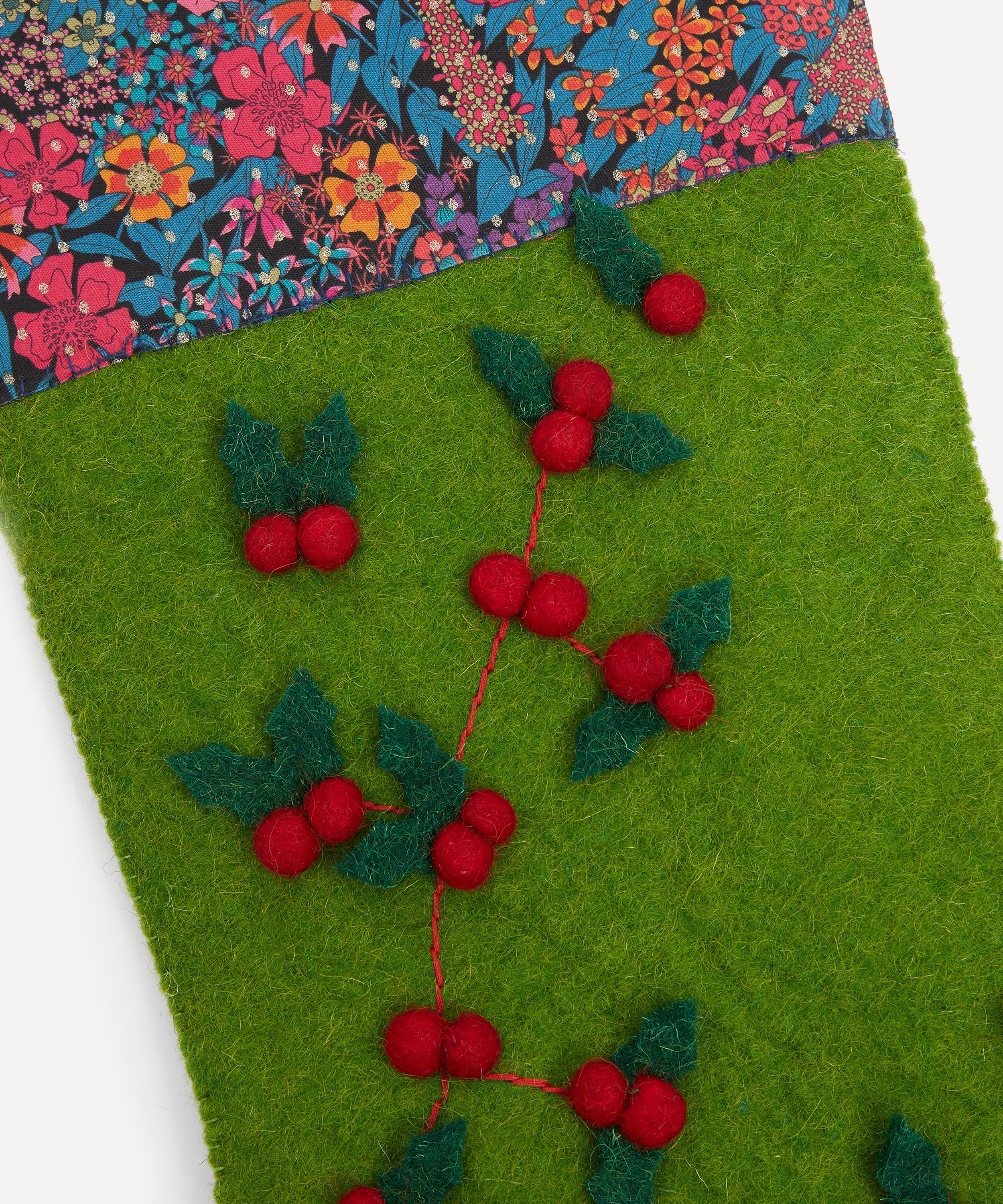 Christmas - Holly Christmas Felt Stocking image number 2