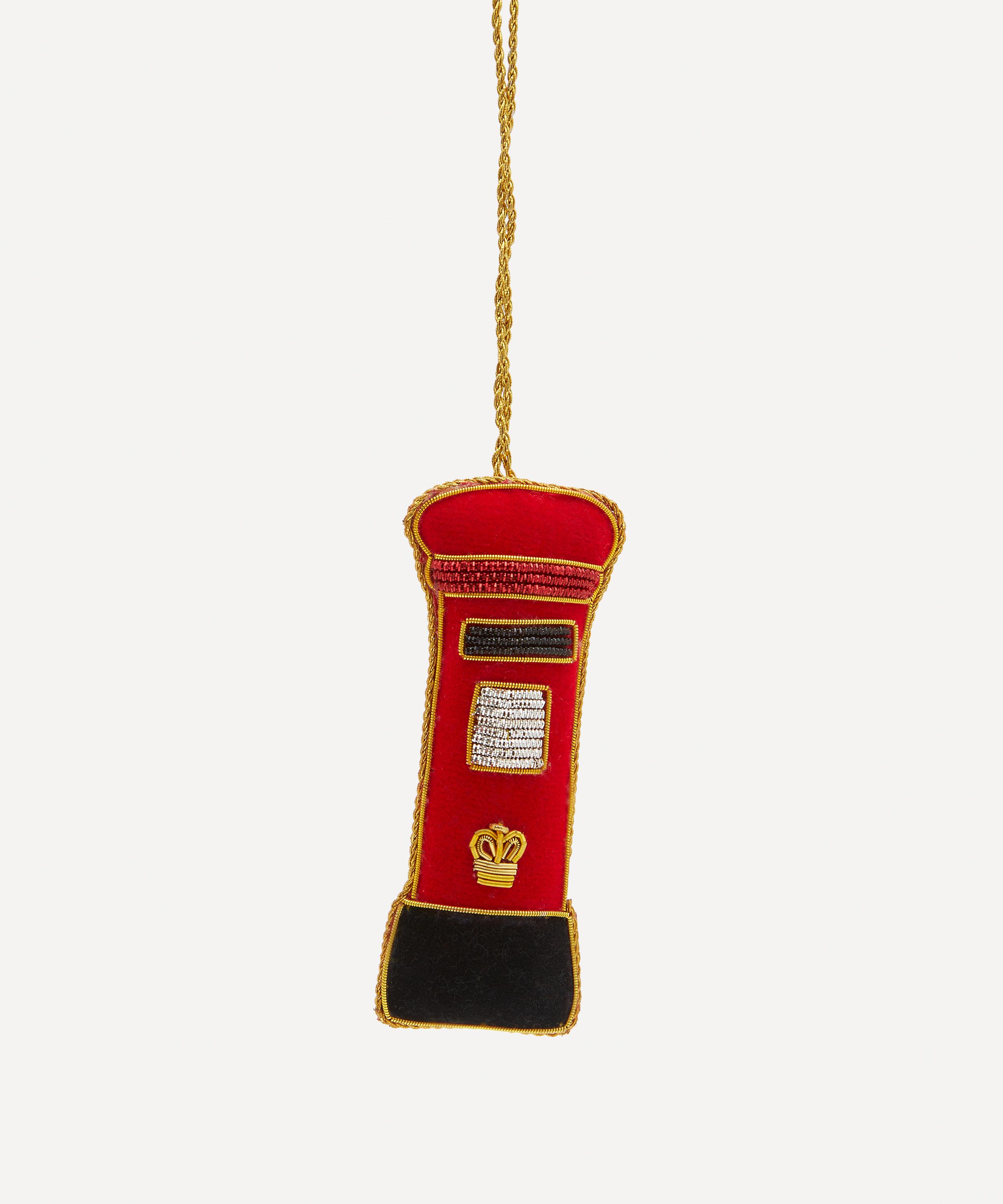 Christmas - London Post Box Fabric Ornament image number 0