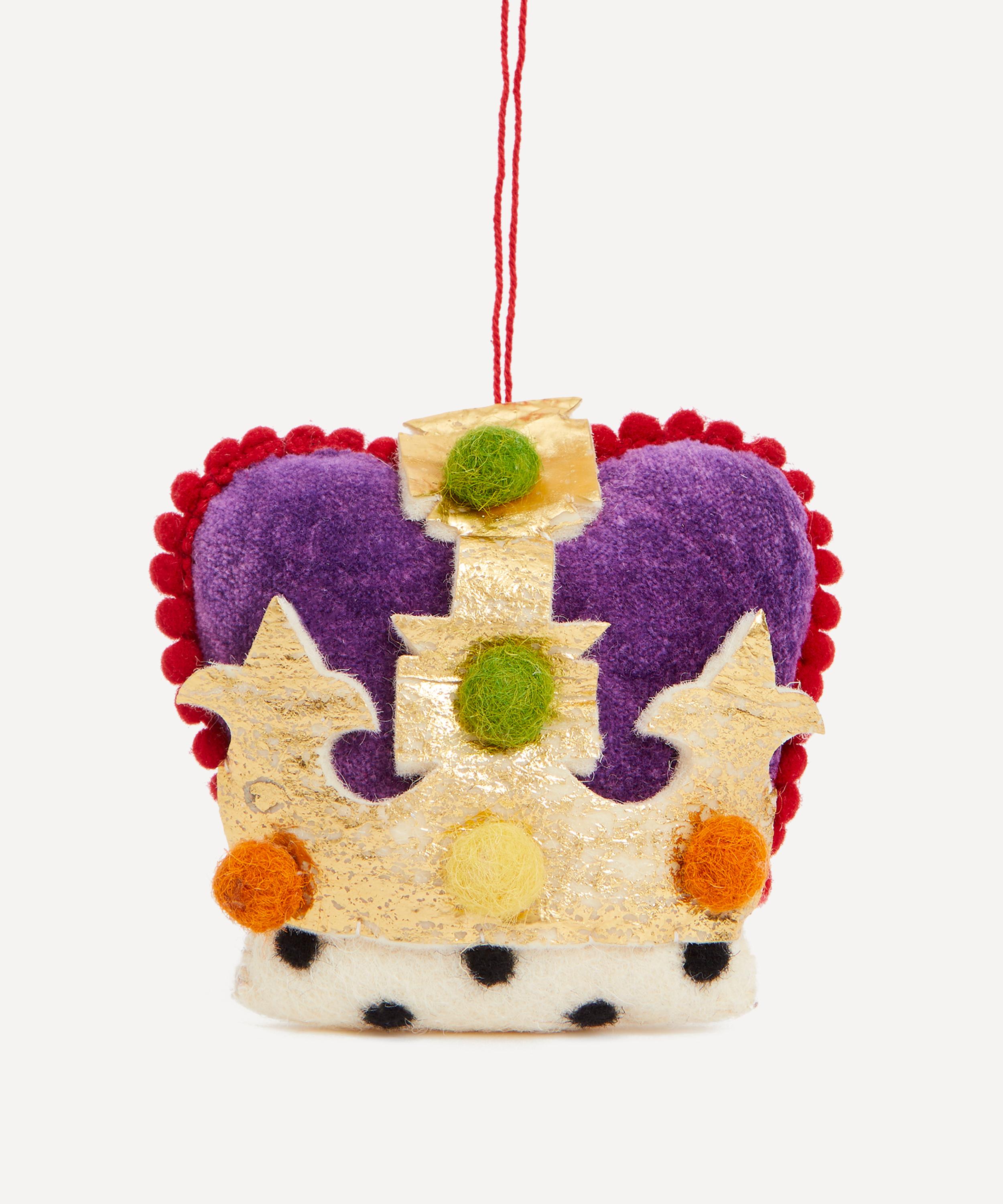 Christmas - Royal Crown Velvet Ornament image number 0