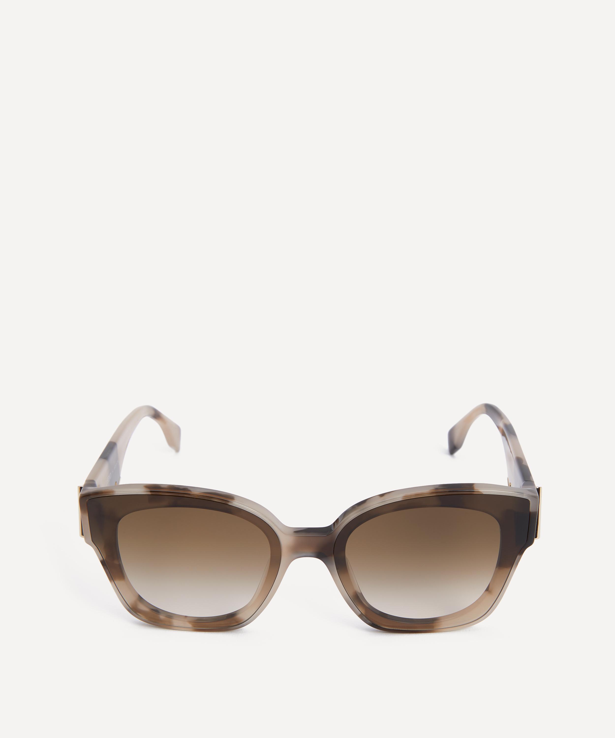 Fendi - Oversized Havana Square Sunglasses image number 0