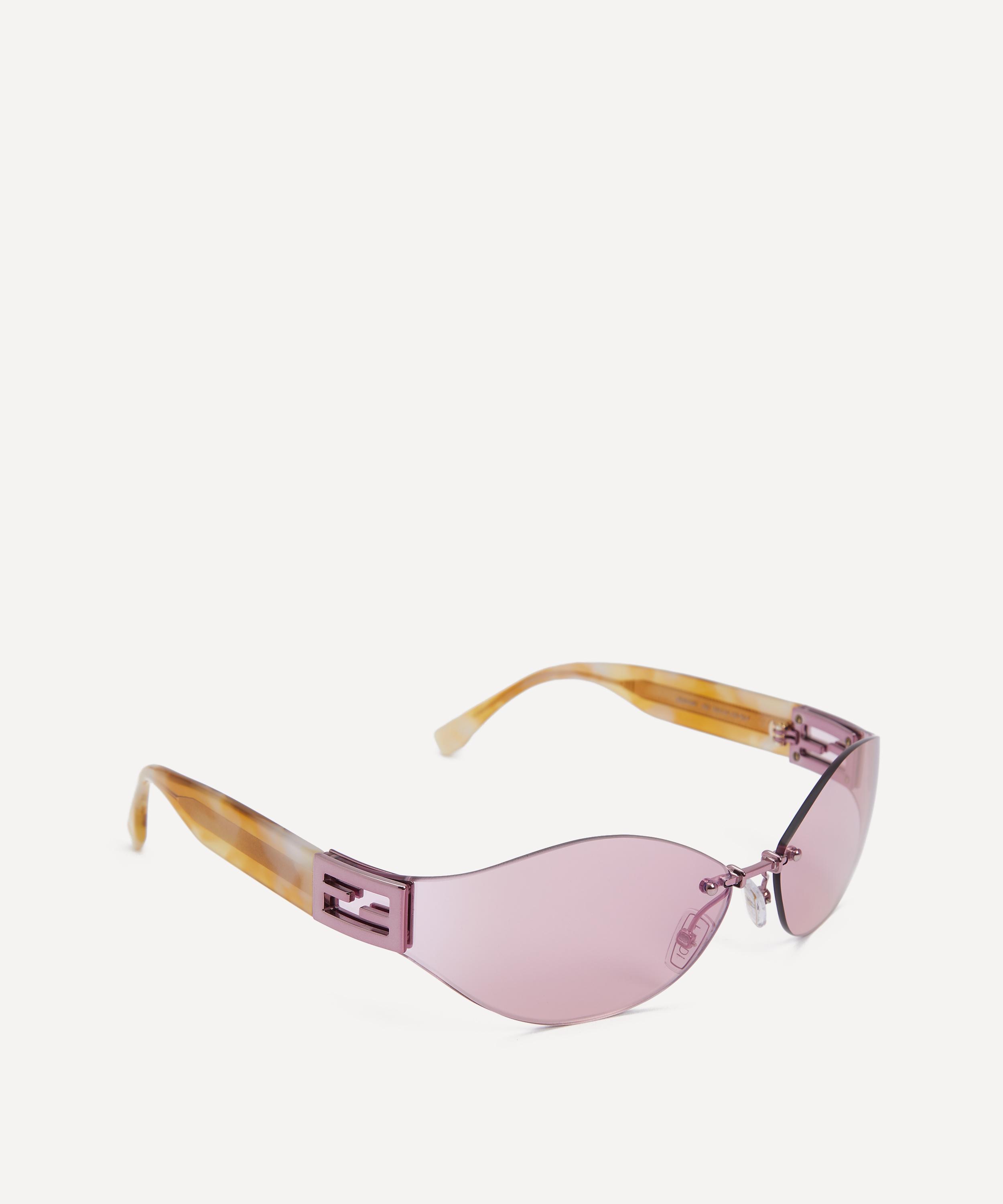 Fendi - Baguette Rose Acetate Sunglasses image number 1