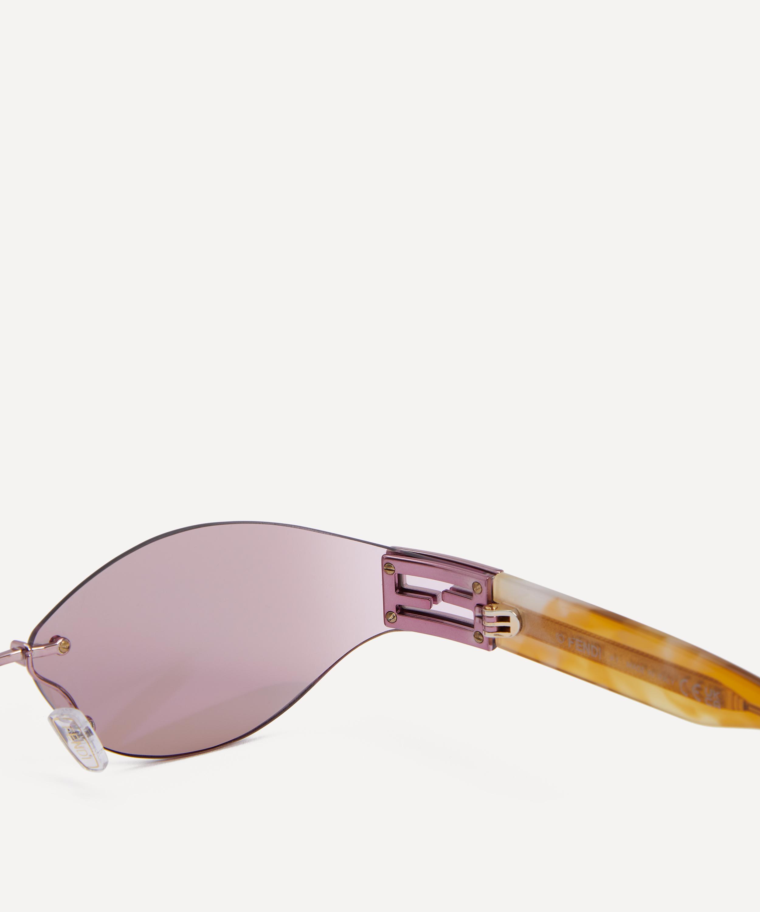 Fendi - Baguette Rose Acetate Sunglasses image number 2