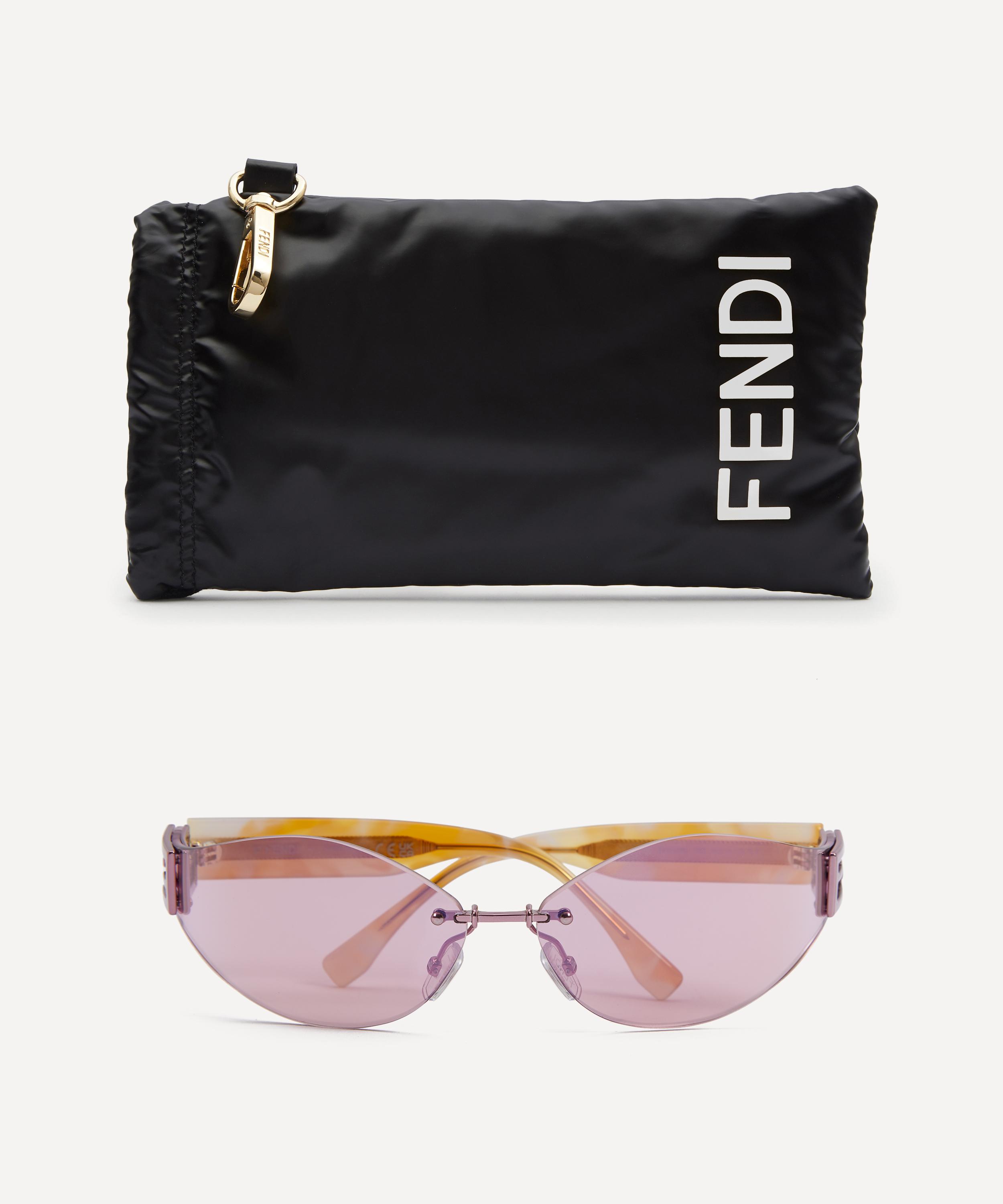 Fendi - Baguette Rose Acetate Sunglasses image number 3