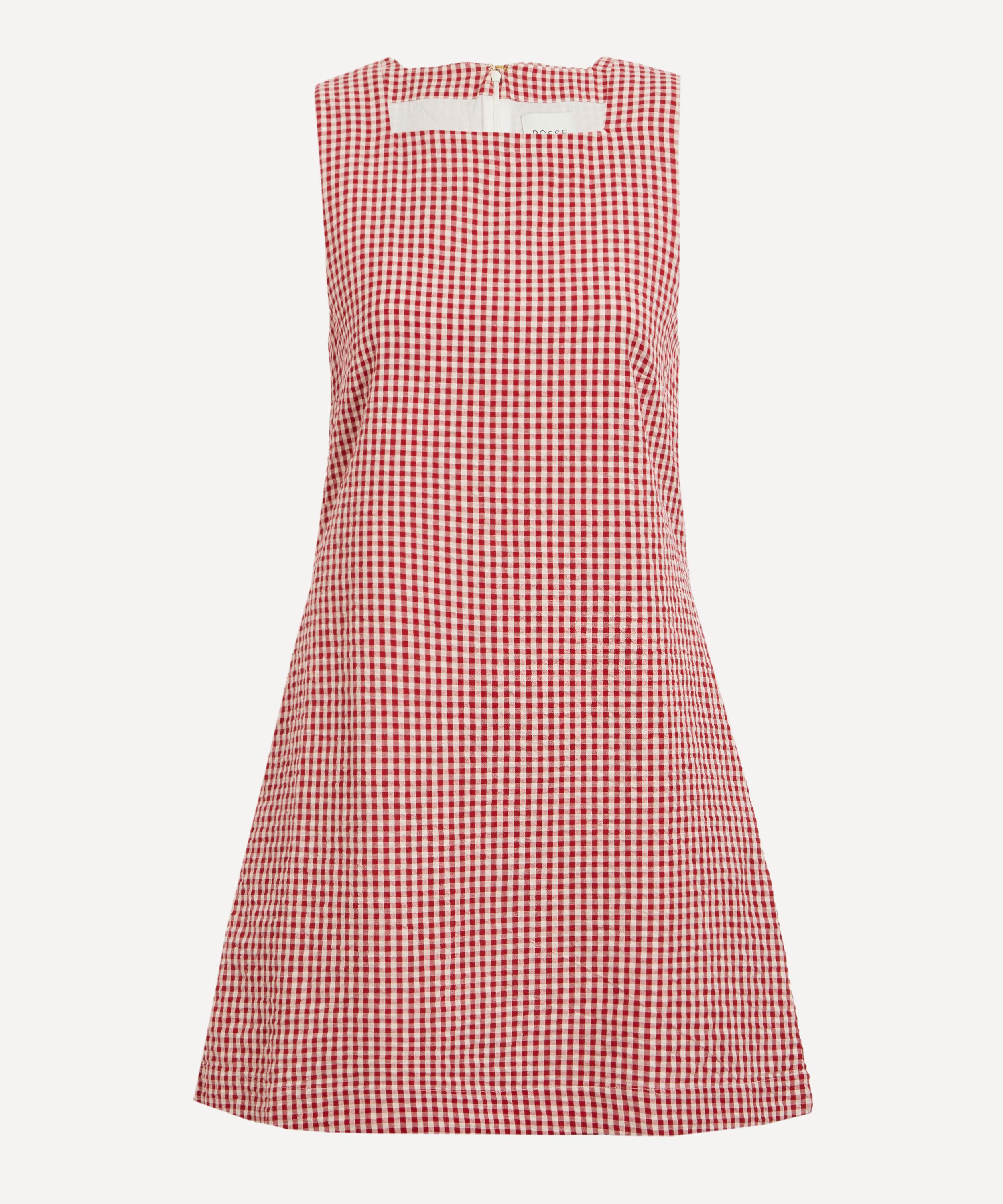 Posse - Emma Red Gingham Shift Dress image number 0